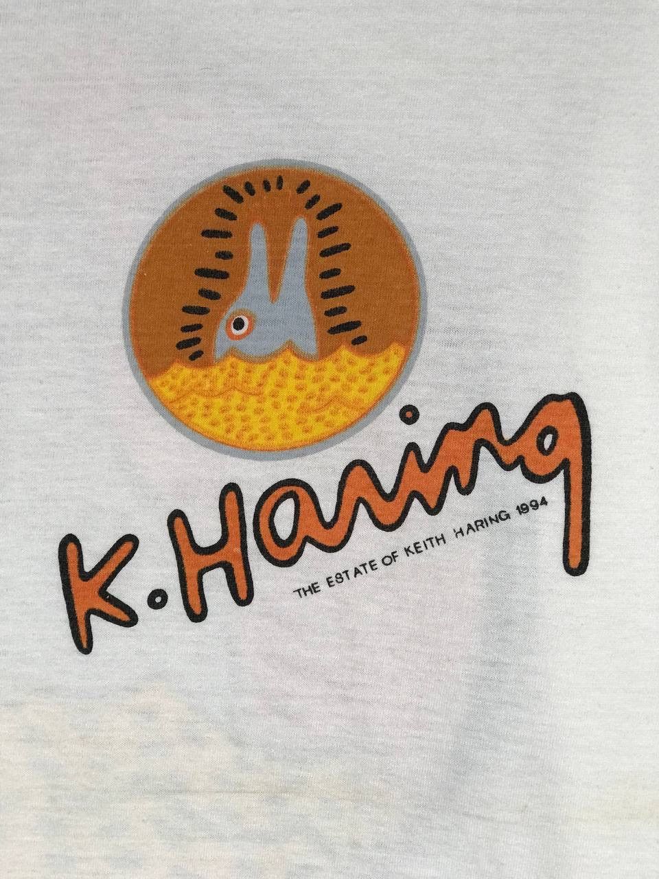 Vintage vintage 1994 Keith Haring Dolphin Size US XL / EU 56 / 4 - 6 Thumbnail