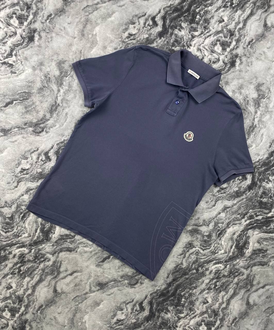 Moncler Maglia Manica Corta Polo Shirt Big Logo Men Size M