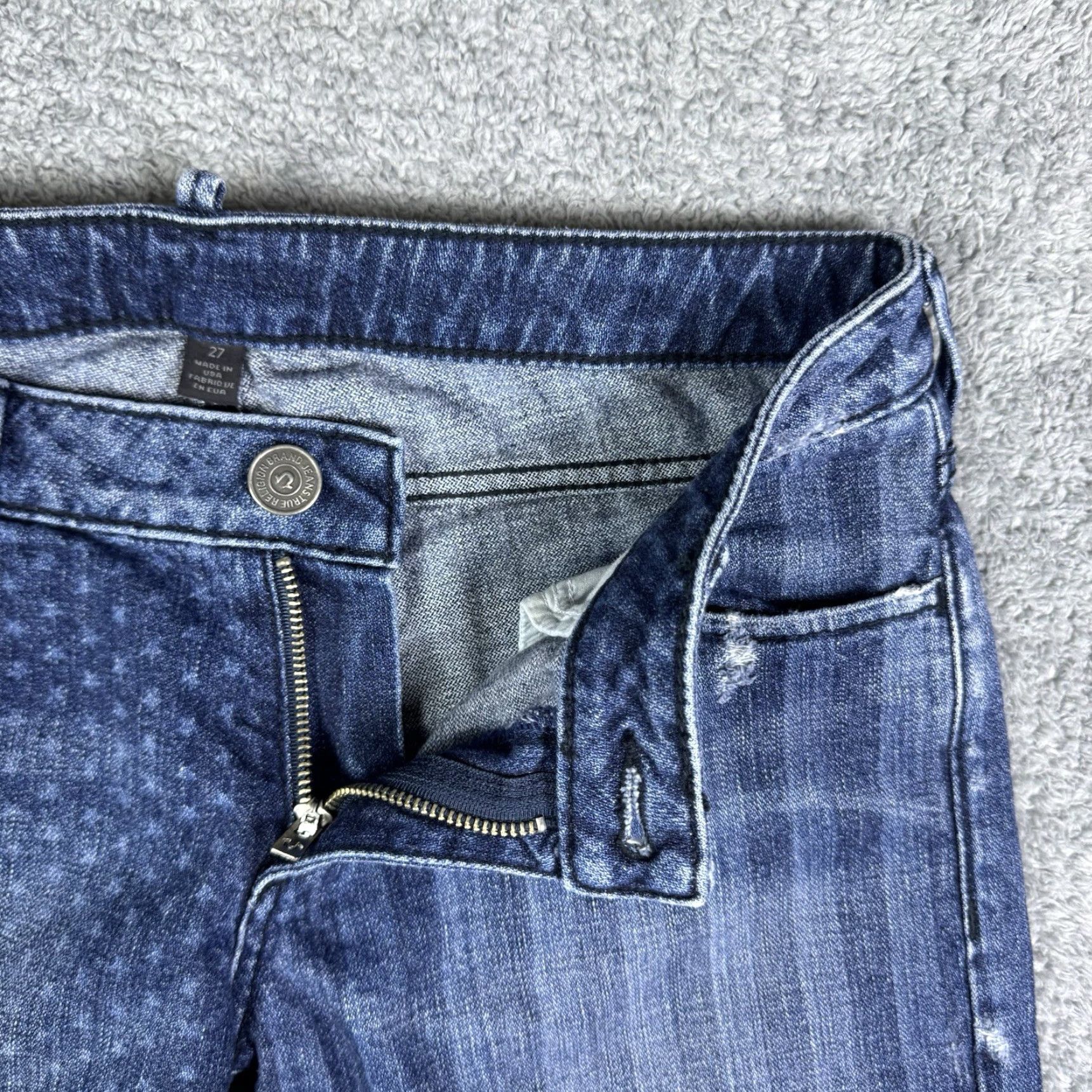True Religion VINTAGE True Religion Shorts Womens 27 Mini USA Made Flag Denim Cassie Jeans Blue XS?? Size 27" / US 4 / IT 40 - 7 Thumbnail