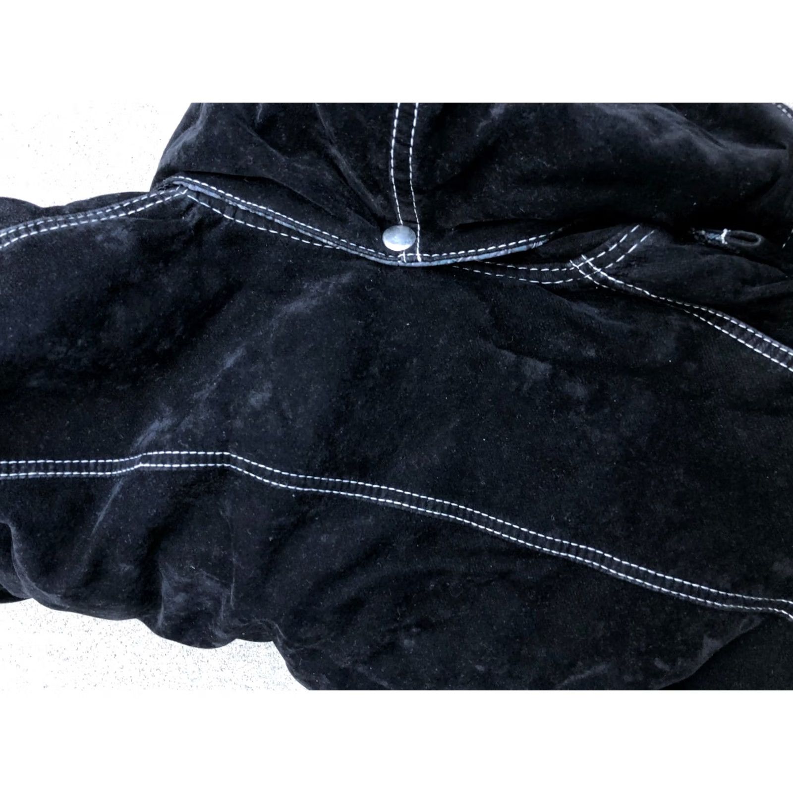 Vintage V PE.CA. Fireman Metal Clips Jacket Men's 2XL Black Quilted Lining Hoodie Italy Size US XXL / EU 58 / 5 - 5 Thumbnail