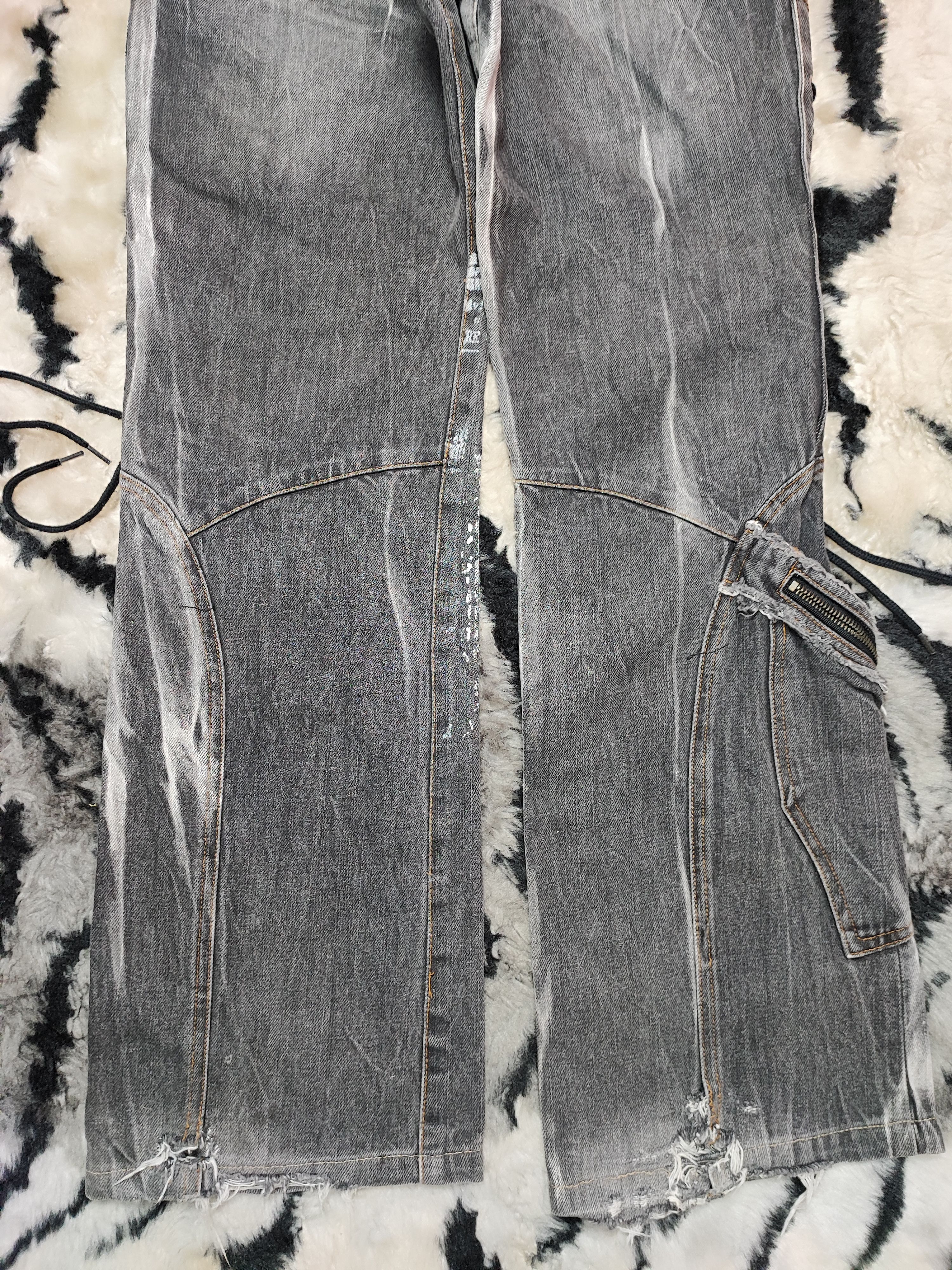 Undercover Berning Sho Bondage Punk Laced Denim Flares Size US 30 / EU 46 - 17 Thumbnail