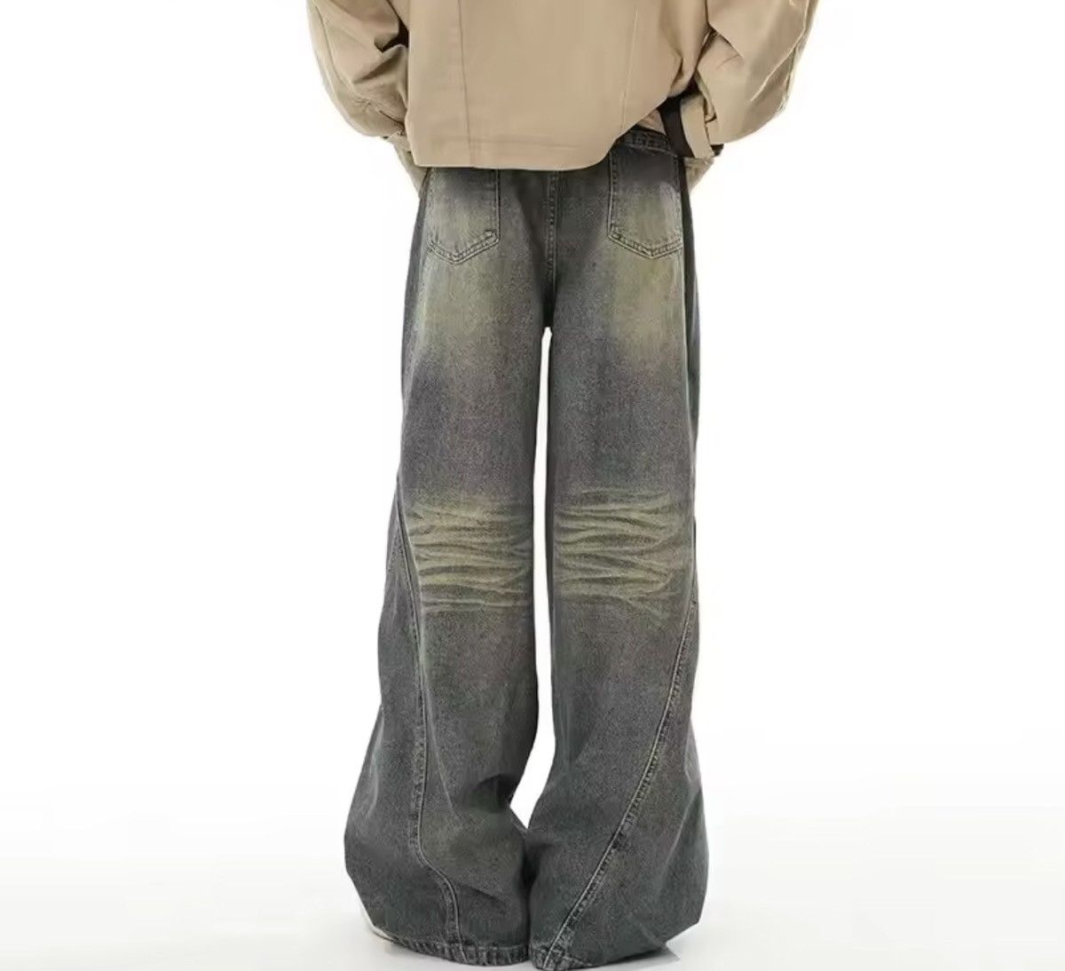 Jean retro curved knife jeans Size US 29 - 3 Thumbnail