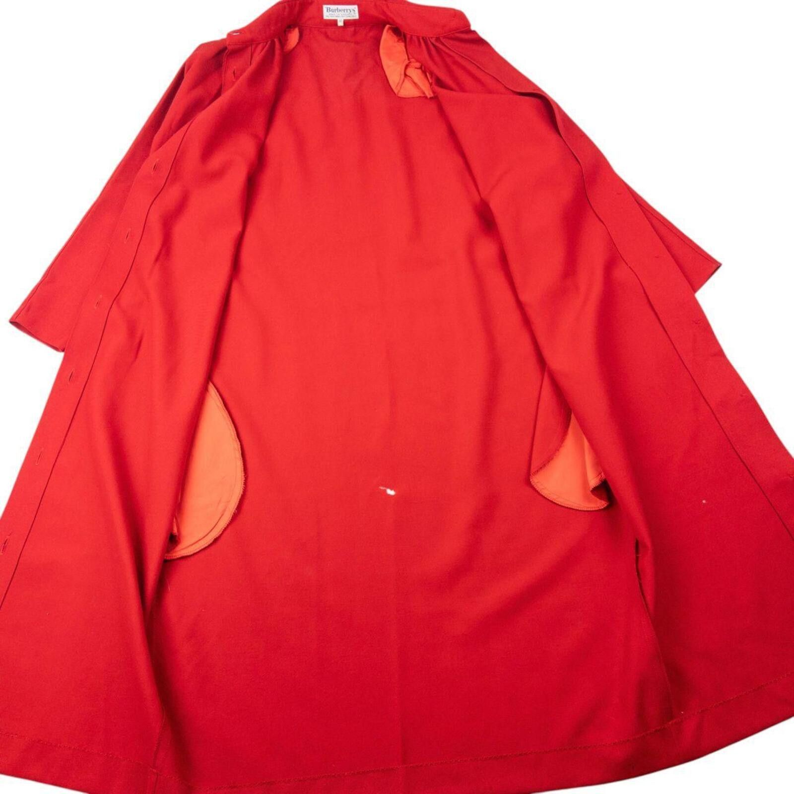 Burberry Vintage 80s Burberry Longline Jacket Womens Size L Size L / US 10 / IT 46 - 6 Thumbnail