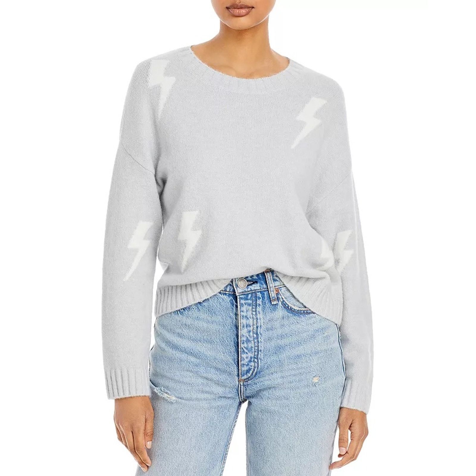Rails Rails Women Grey Knit Perci Relaxed Crewneck Sweater Size S Size S / US 4 / IT 40 - 1 Thumbnail
