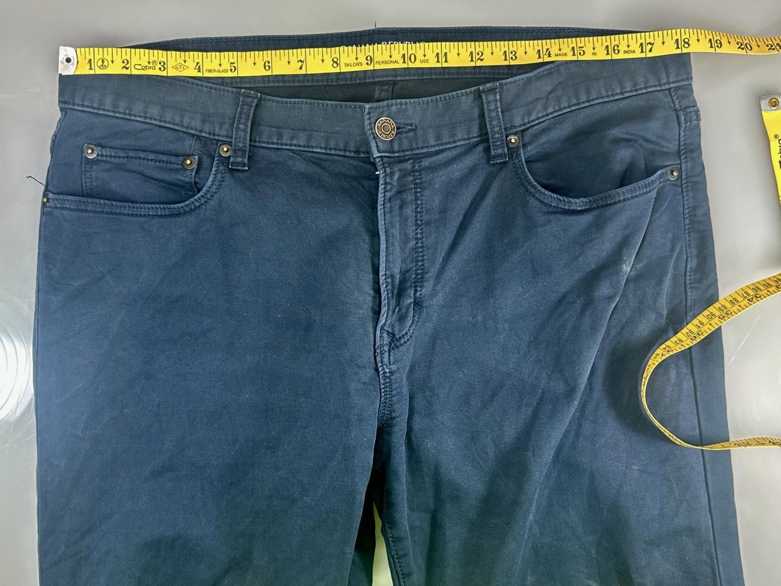 Banana Republic Banana Republic Men's Blue 34/34 Slim Fit Travel Jeans Size US 34 / EU 50 - 3 Thumbnail