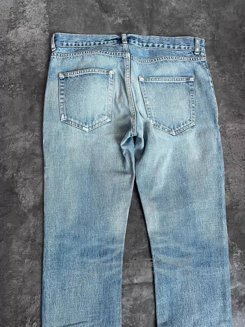 Saint Laurent Paris Saint Laurent Paris Blue Washed Cat Scratch Ripped Patch D Size US 30 / EU 46 - 5 Thumbnail