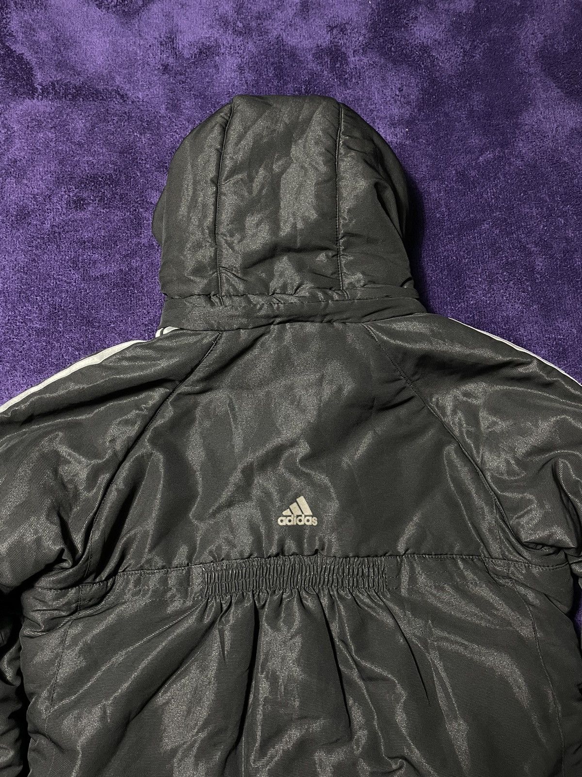 Adidas × Vintage 2000s style Adidas vintage black jacket with stripes Size L / US 10 / IT 46 - 7 Thumbnail