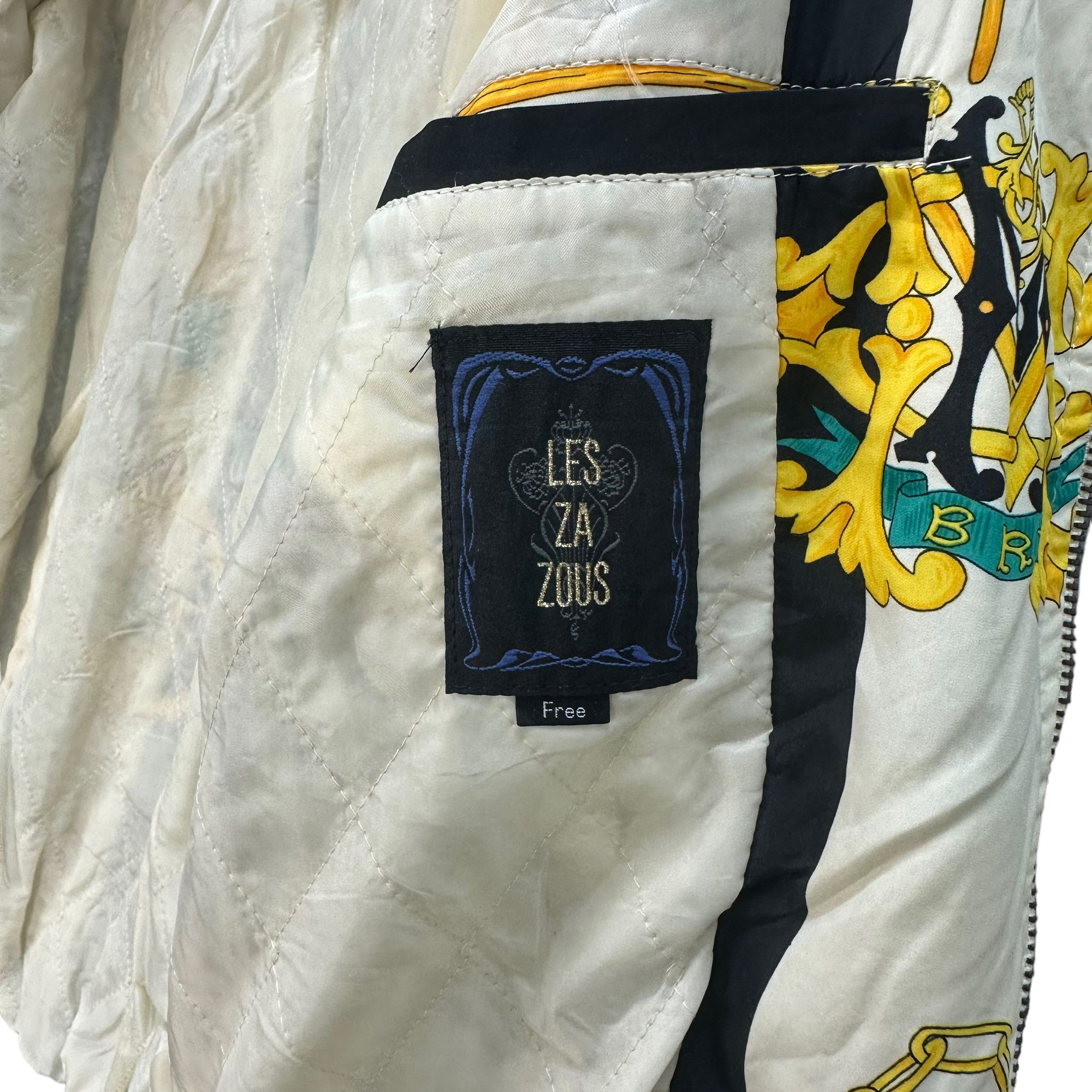 Japanese Brand LES ZA ZOUS BOMBER JACKET #7656-161 Size US M / EU 48-50 / 2 - 8 Thumbnail