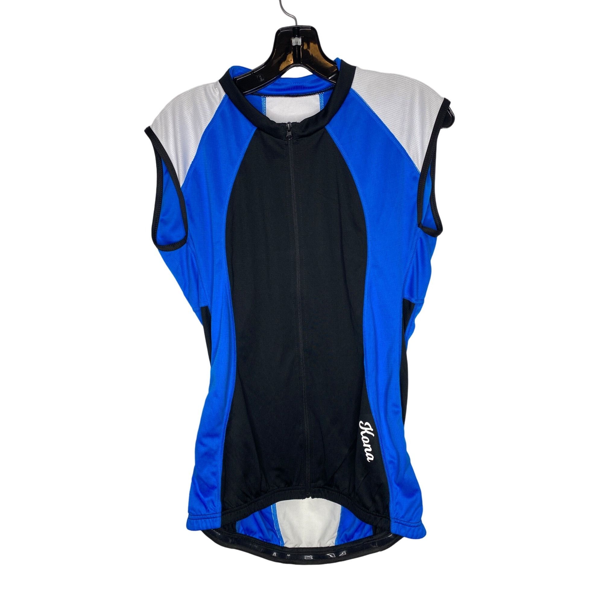 Other KONA MEN'S ROYAL BLUE/BLACK FULL ZIP SLEEVELESS CYCLING JERS Size US XL / EU 56 / 4 - 1 Thumbnail