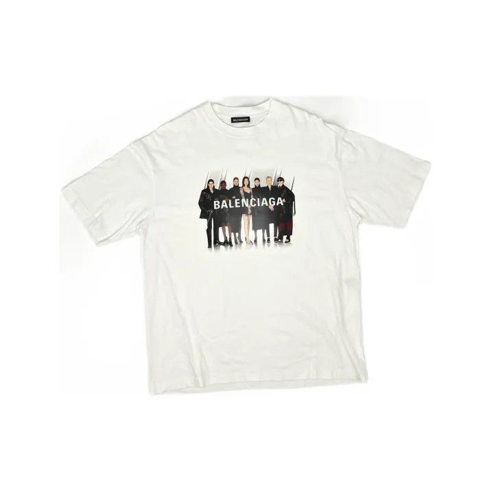 Balenciaga Balenciaga Balenciaga Short Sleeve Logo Print TShirt -2507 Size US S / EU 44-46 / 1 - 2 Thumbnail