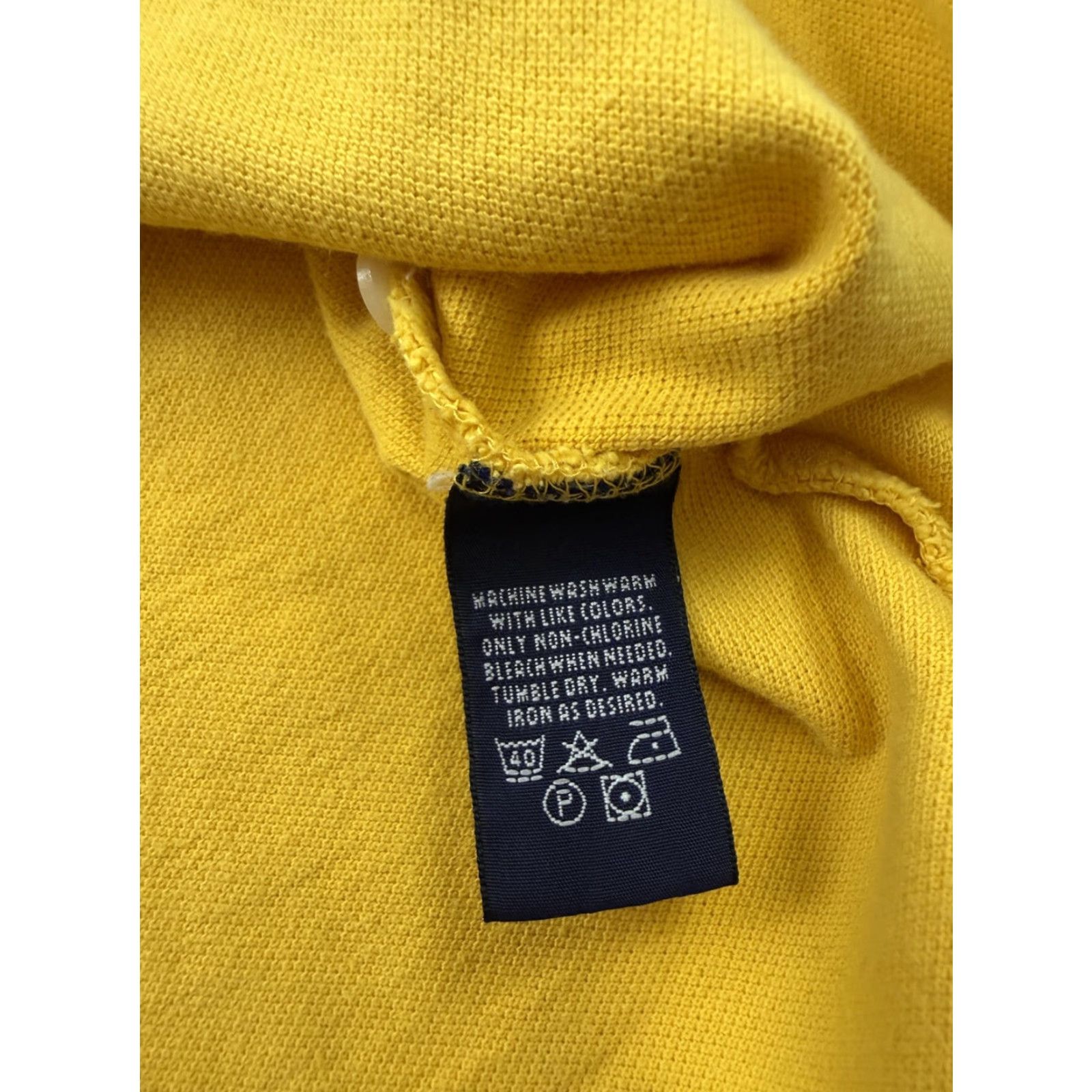 Eddie Bauer Eddie Bauer EBTEK Polo Shirt Mens L Yellow Striped Cotton Golf Casual Top Size US L / EU 52-54 / 3 - 7 Thumbnail