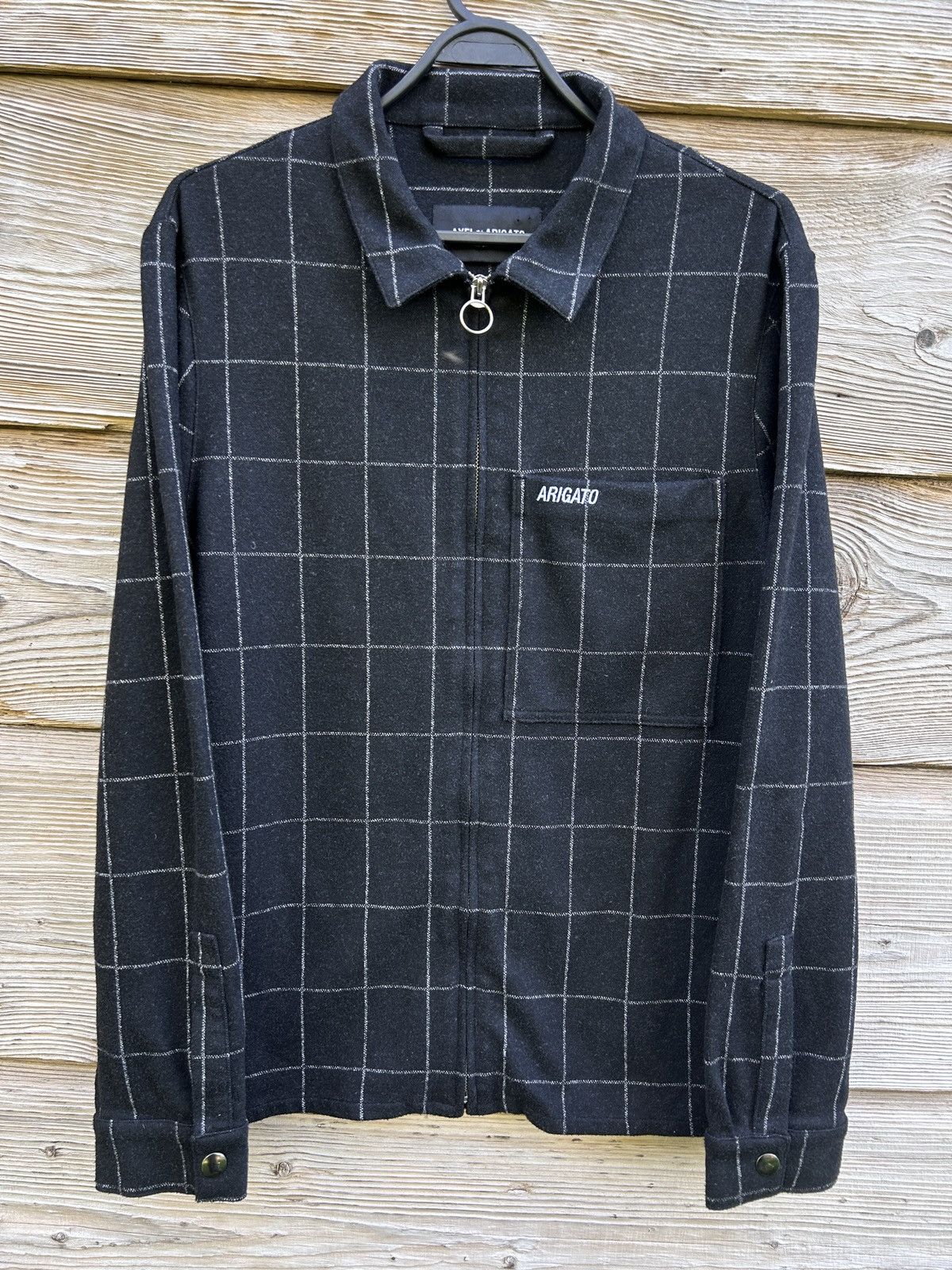 Axel Arigato Axel Arigato Lightweight Zippered Soft Check Jacket Size US XS / EU 42 / 0 - 1 Thumbnail