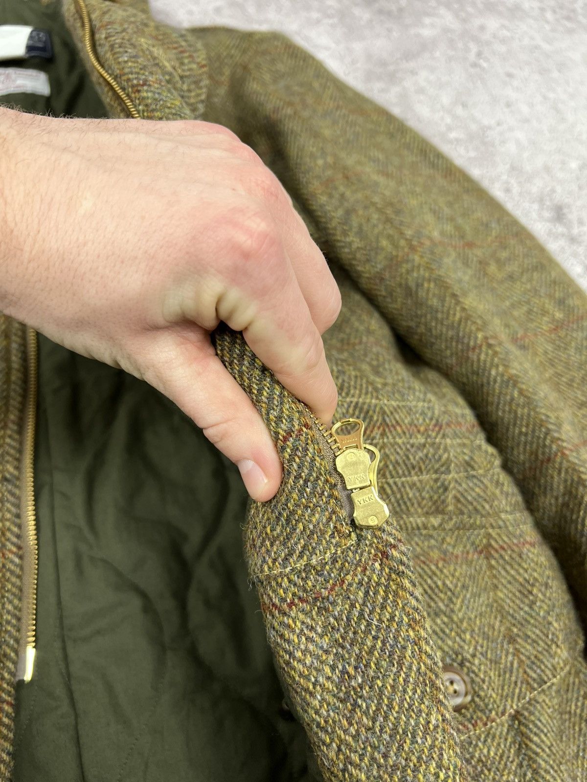Manifattura Ceccarelli MANIFATTURA CECCARELLI HARRIS TWEED WOOL JACKET COAT Size US M / EU 48-50 / 2 - 14 Thumbnail
