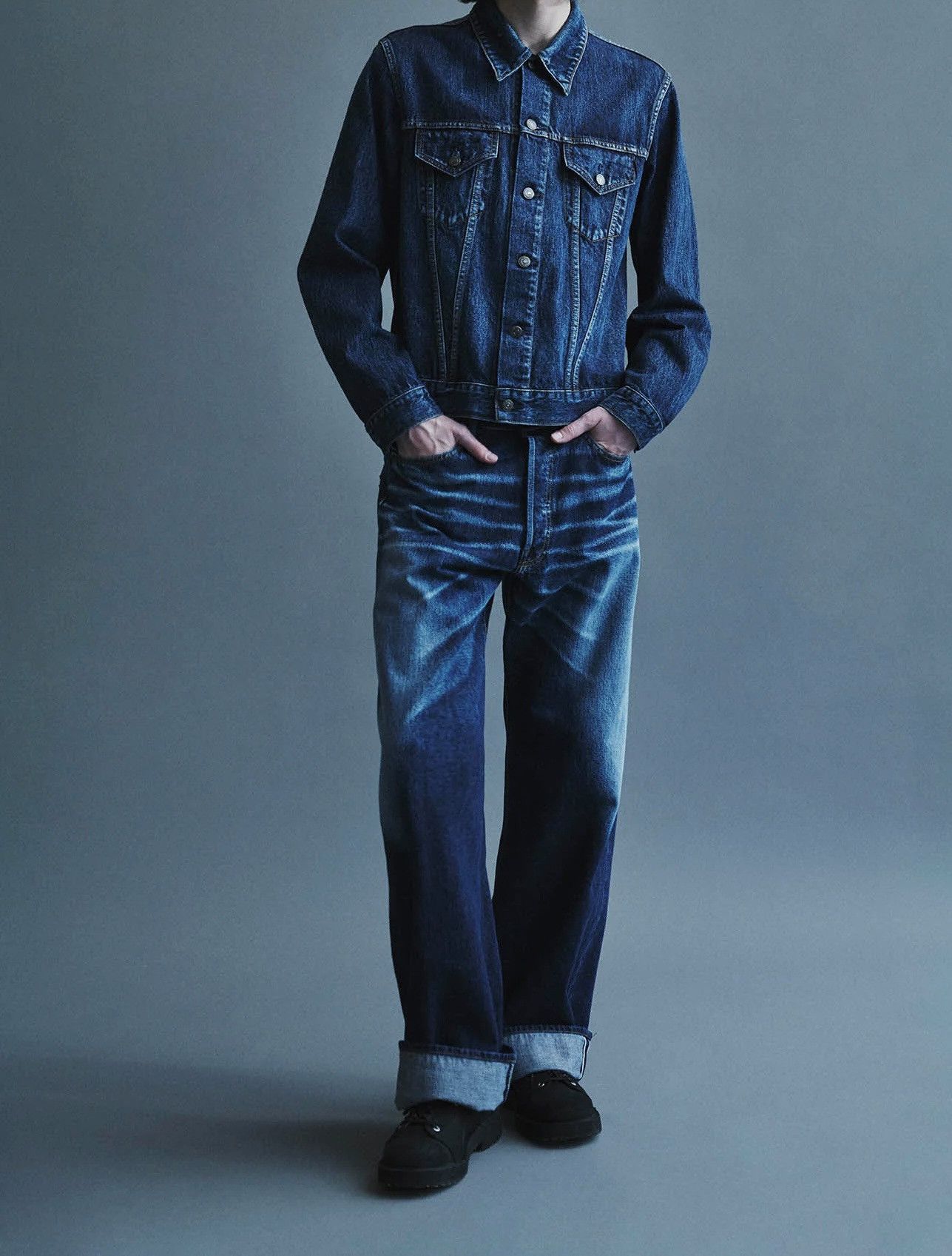 Y's for Men × Yohji Yamamoto Yohji yamamoto denim button down jacket Size US L / EU 52-54 / 3 - 3 Thumbnail