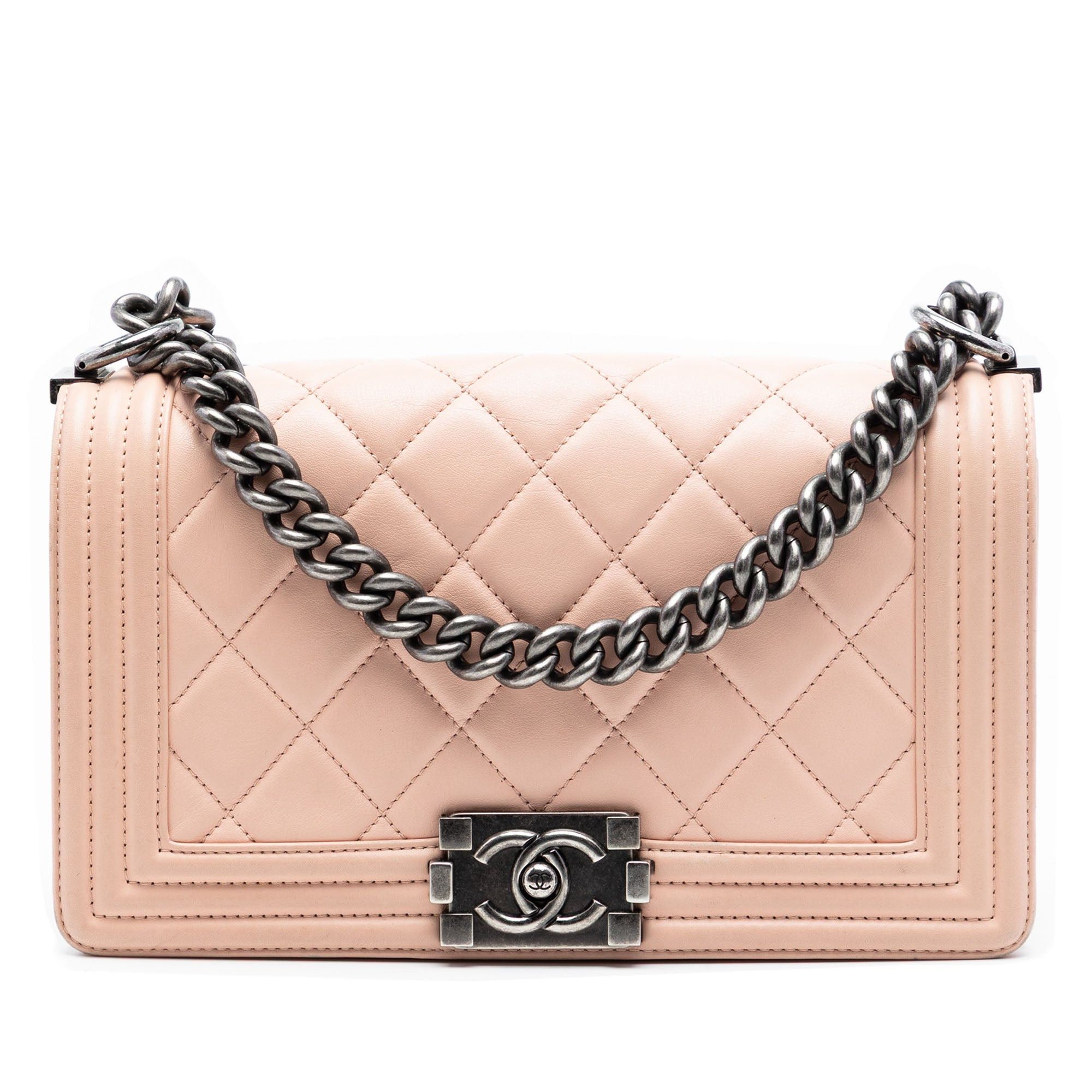 Chanel Old Medium Quilted Lambskin Boy Flap Size ONE SIZE - 1 Thumbnail