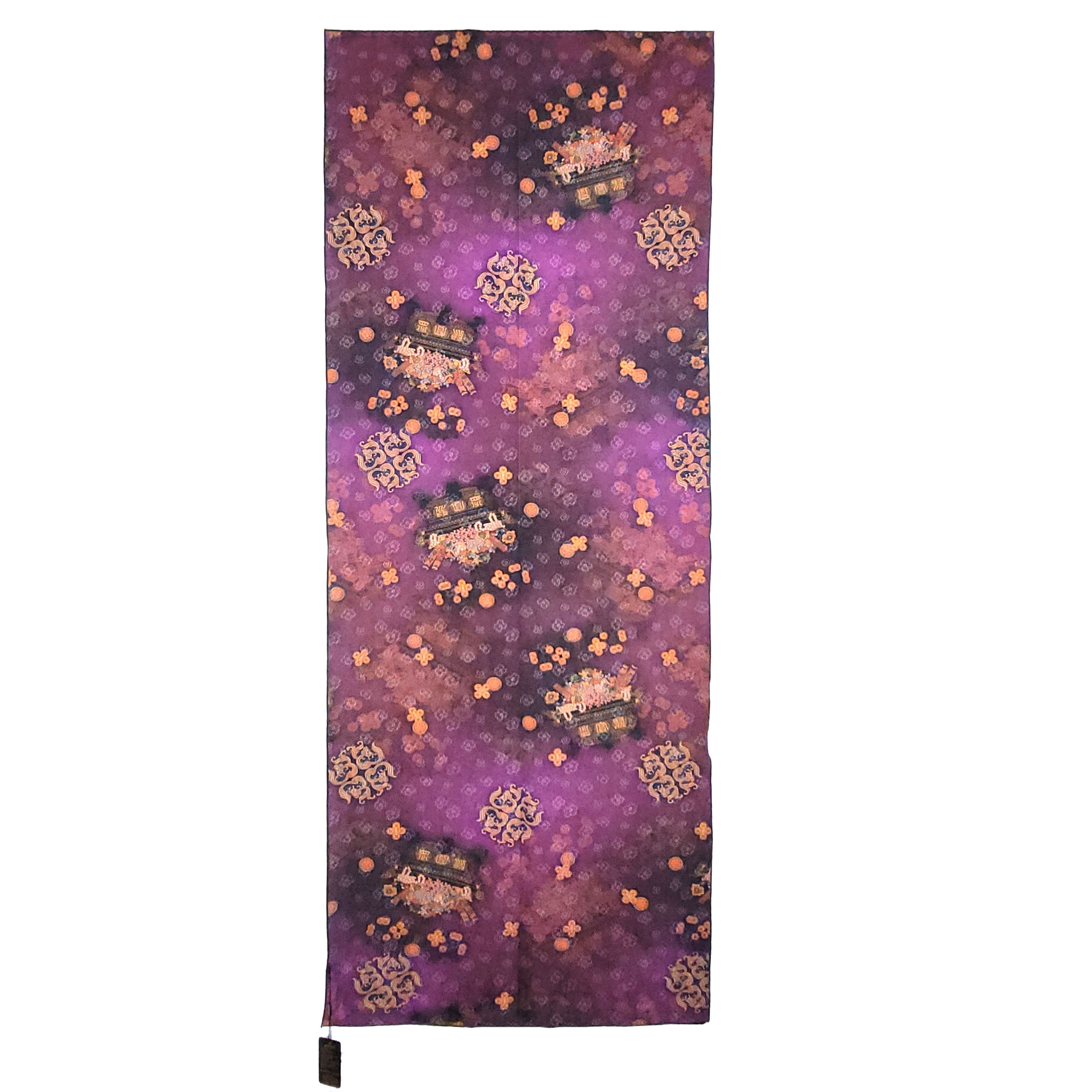 Other Double-Sided Silk Scarf 27"x70" Long Rectangle 3325 Size ONE SIZE - 7 Thumbnail
