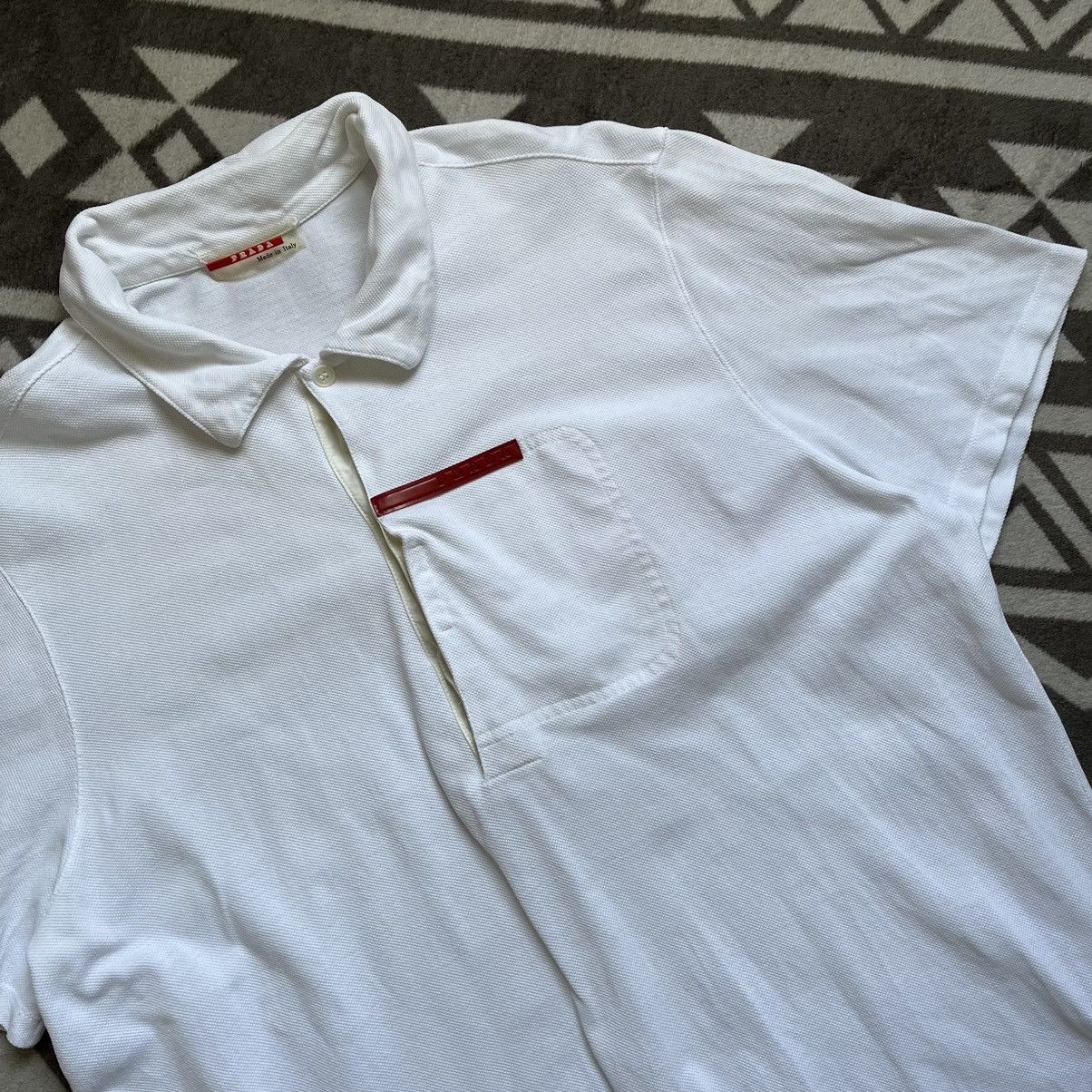 Prada Vintage Prada sport polo shirt Size US L / EU 52-54 / 3 - 3 Thumbnail