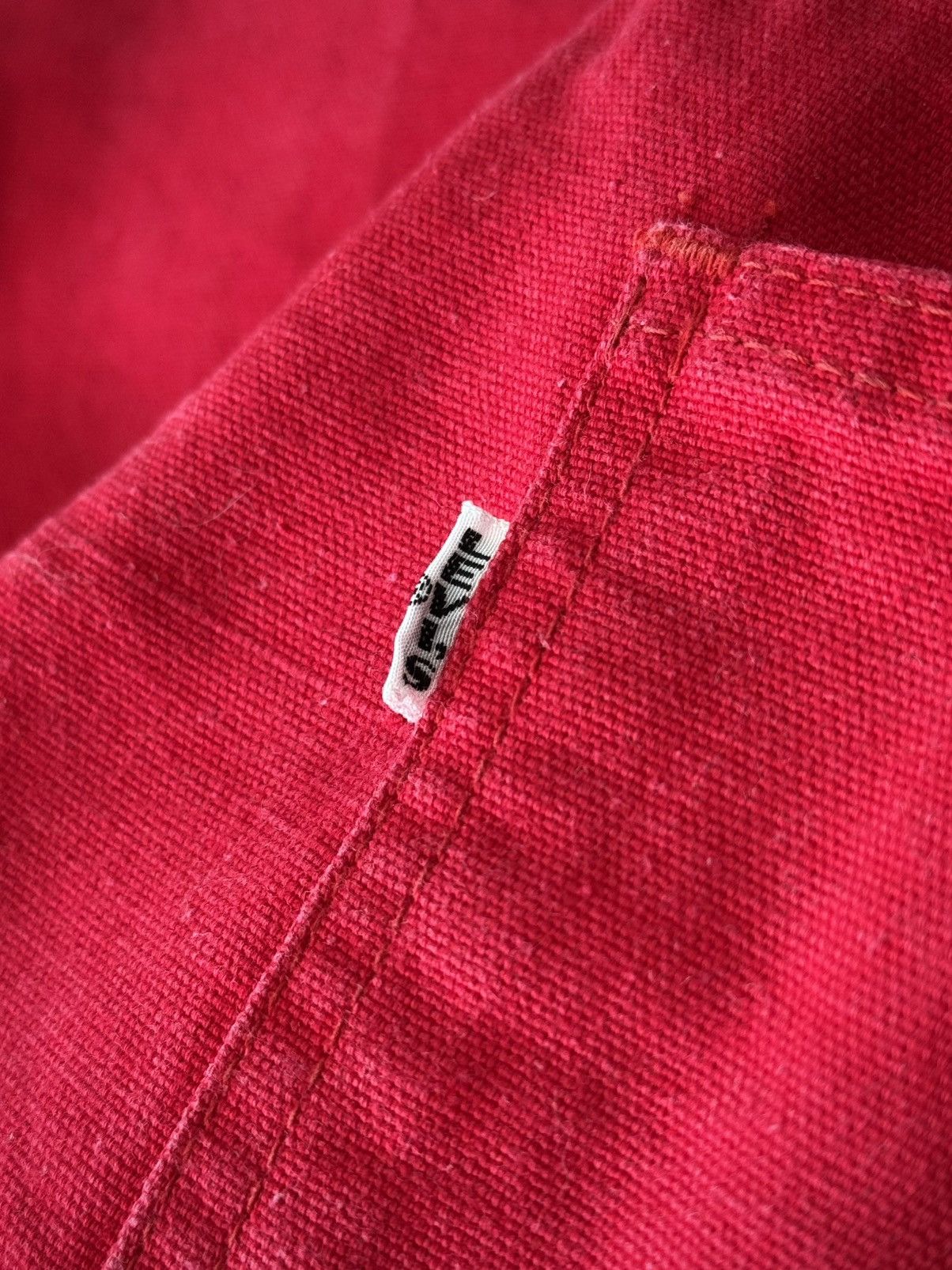 Levi's 1960s Vintage Levi’s BIG E Red Jeans Pants Size US 29 - 4 Thumbnail