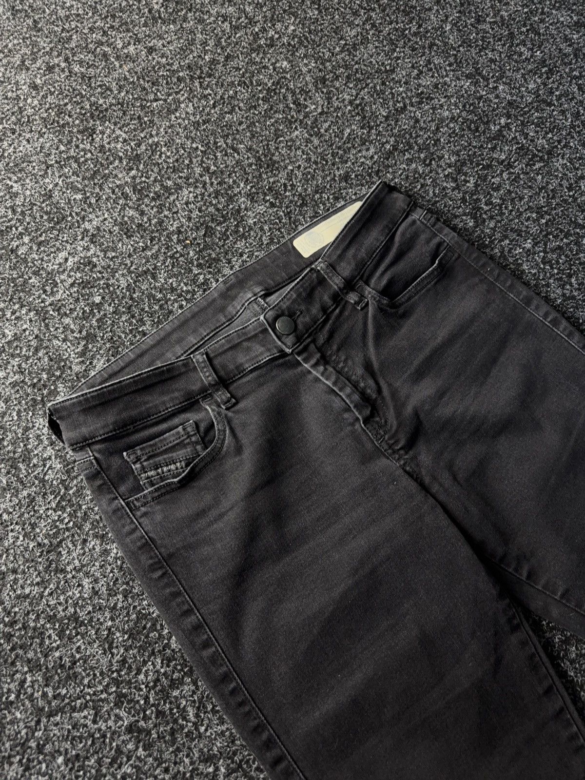 Diesel Designer 00s Diesel Slandy Skinny Jeans Black Stretch Italy Size 30" / US 8 / IT 44 - 5 Thumbnail