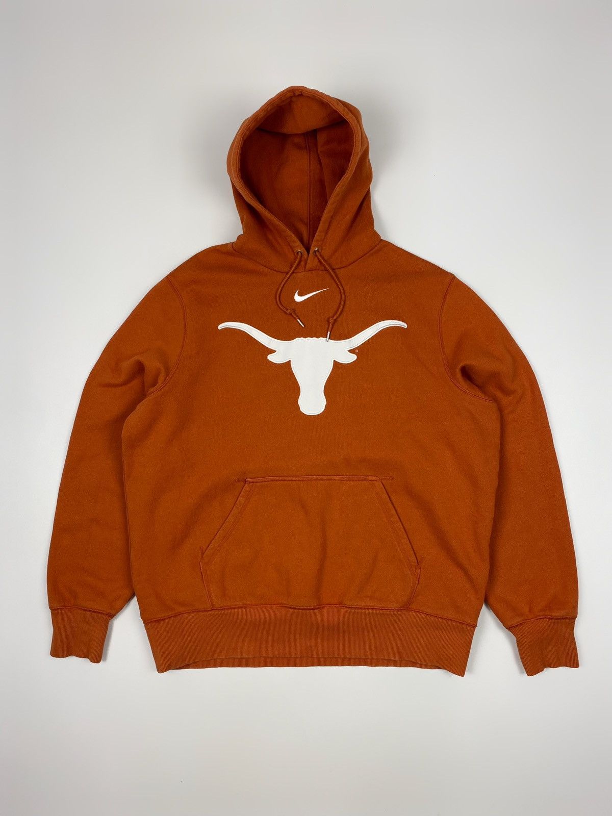 Nike Y2K Nike NCAA Texas Longhorns Center Swoosh Hoodie Size US XL / EU 56 / 4 - 1 Thumbnail