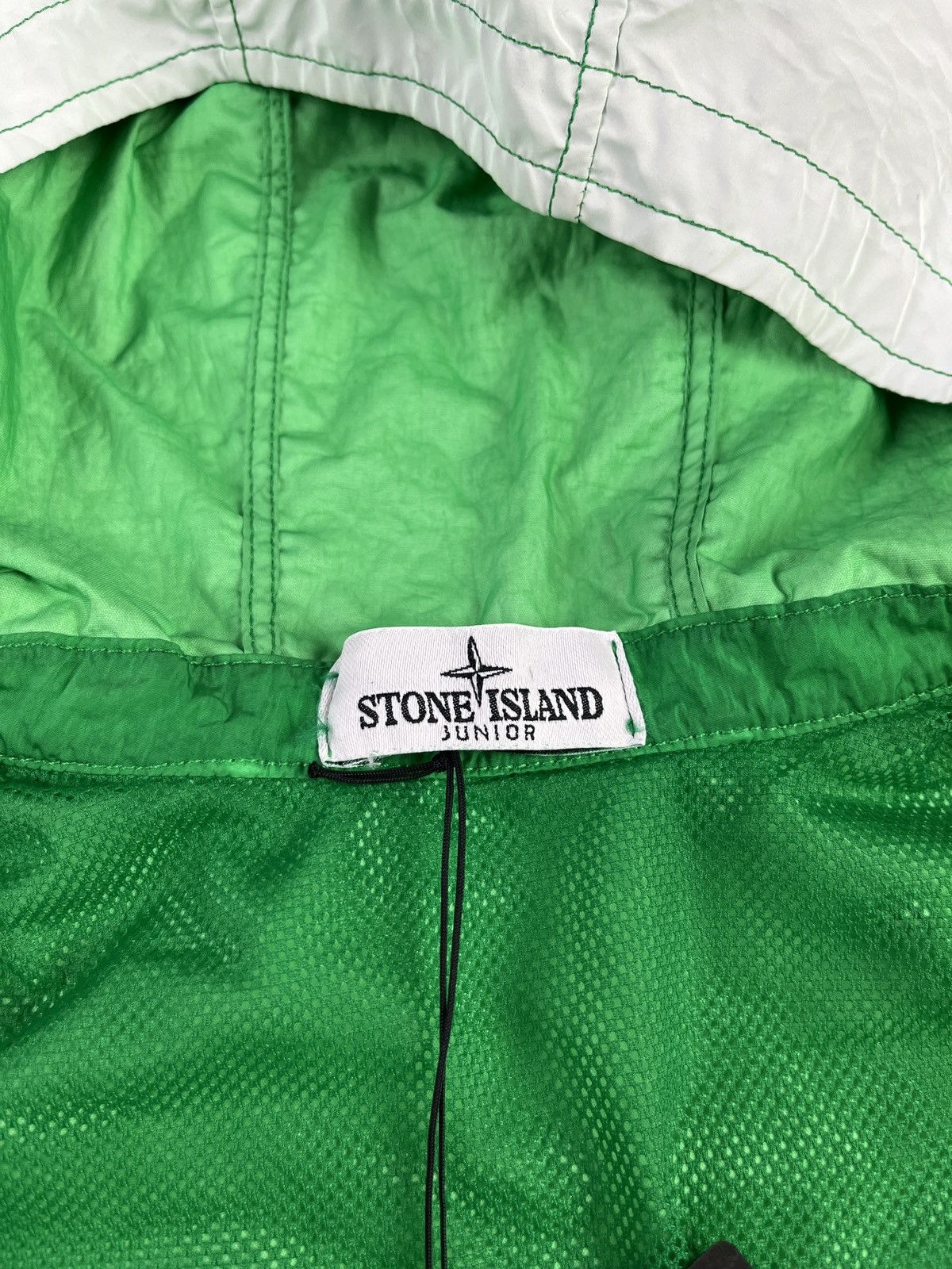 Stone Island SI Junior Garment Dyed Plated Reflective Hooded Jacket Size US XXS / EU 40 - 7 Thumbnail