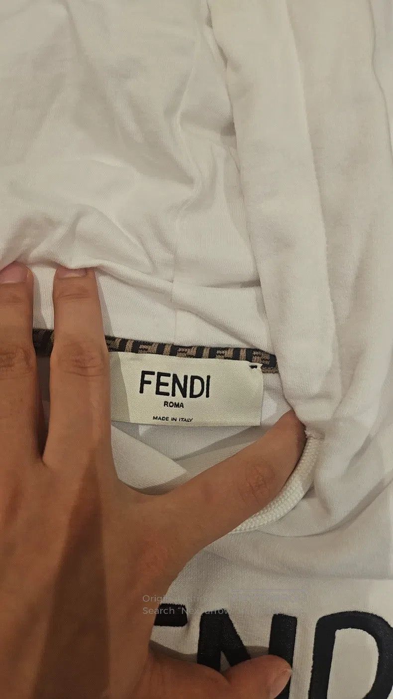 Fendi Fendi Hooded sweatshirt, white Size XS / US 0-2 / IT 36-38 - 3 Thumbnail