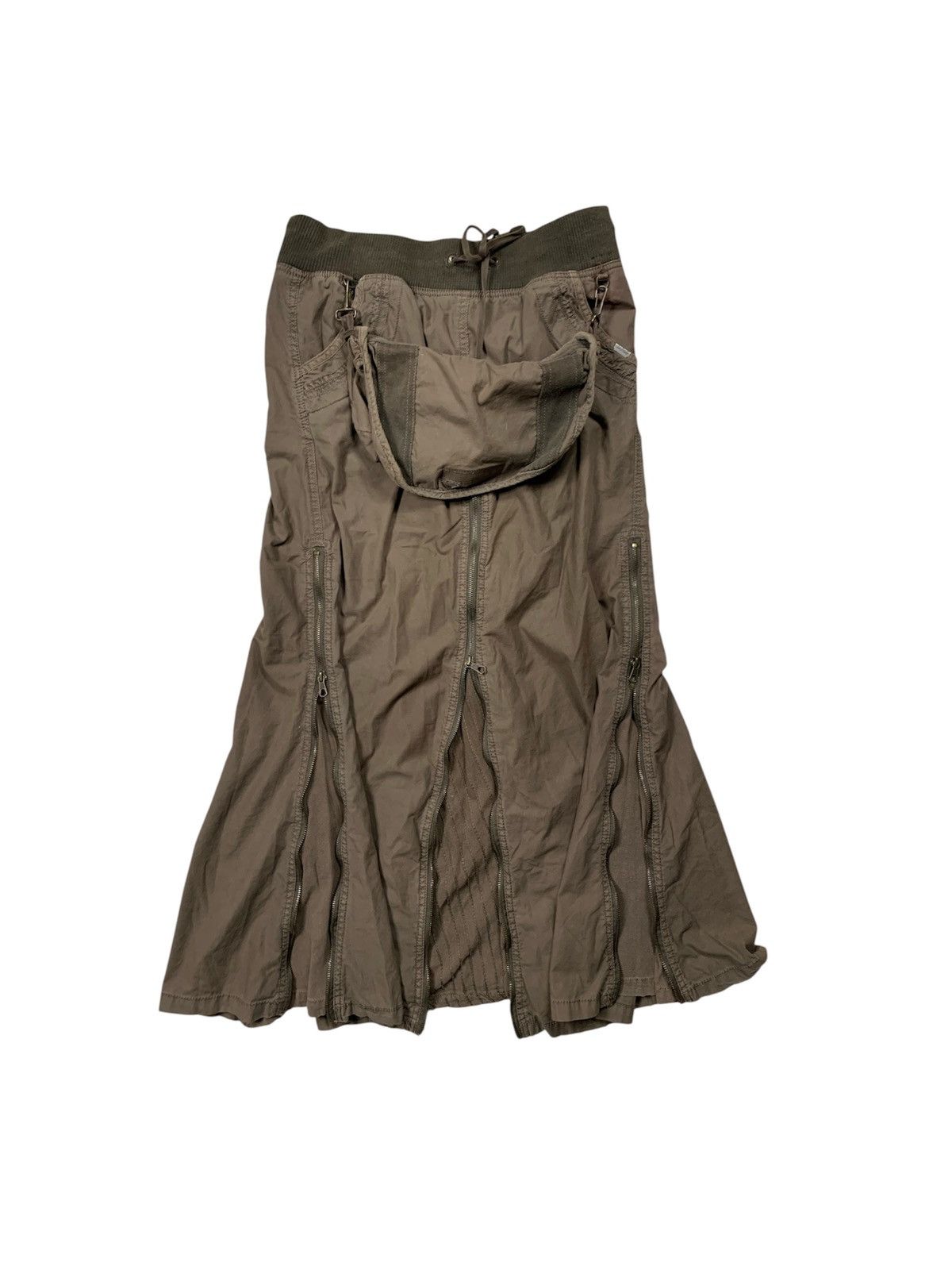 GOA 2000s G.O.A Military Bondage Cargo Skirt Size 32" / US 10 / IT 46 - 1 Thumbnail