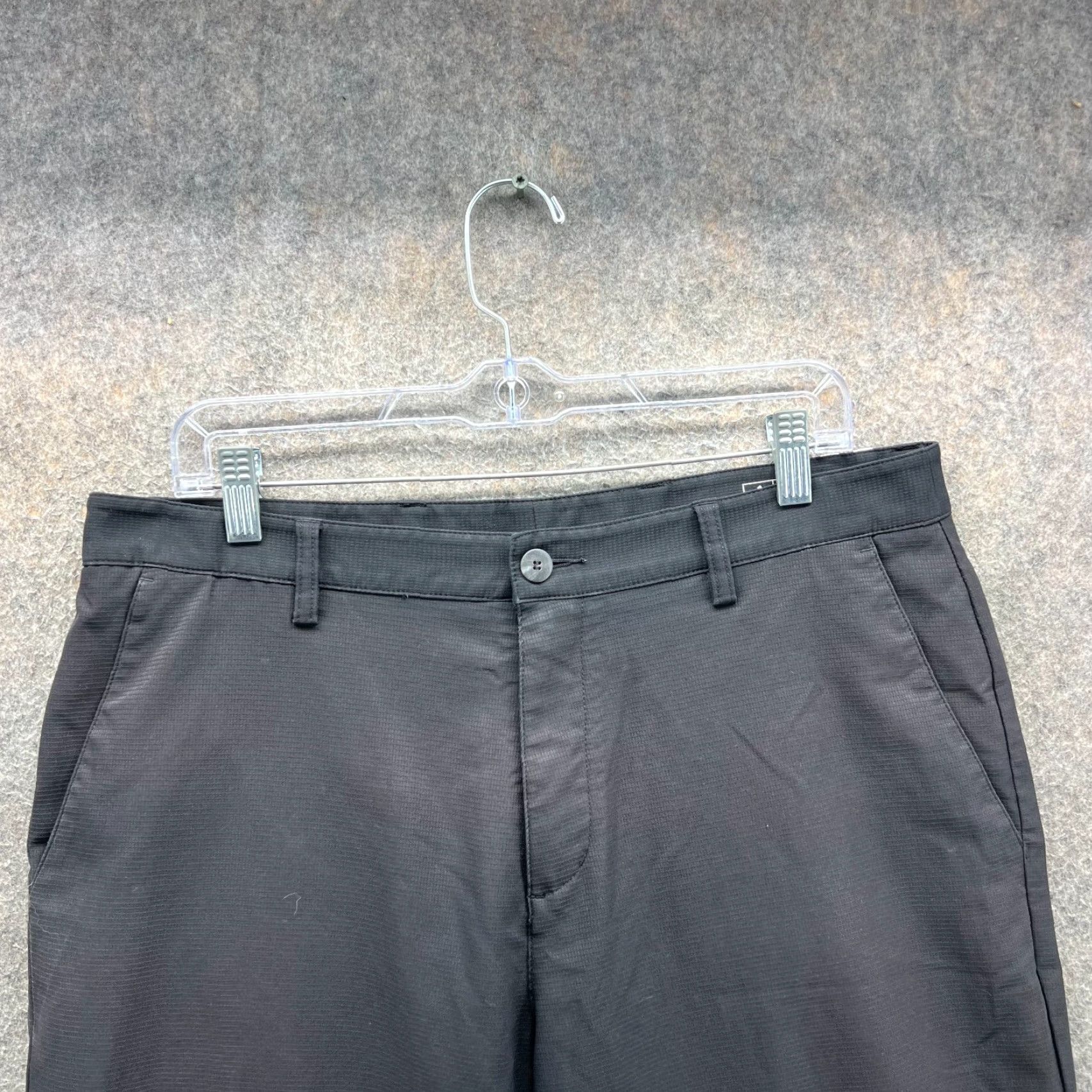 Adidas Adidas Golf Pants 34x30 Black Climacool Chino Flat Front 3 Stripes Mens Pants Regular Size 34 Black, 30in Inseam, Solid Size US 34 / EU 50 - 7 Thumbnail