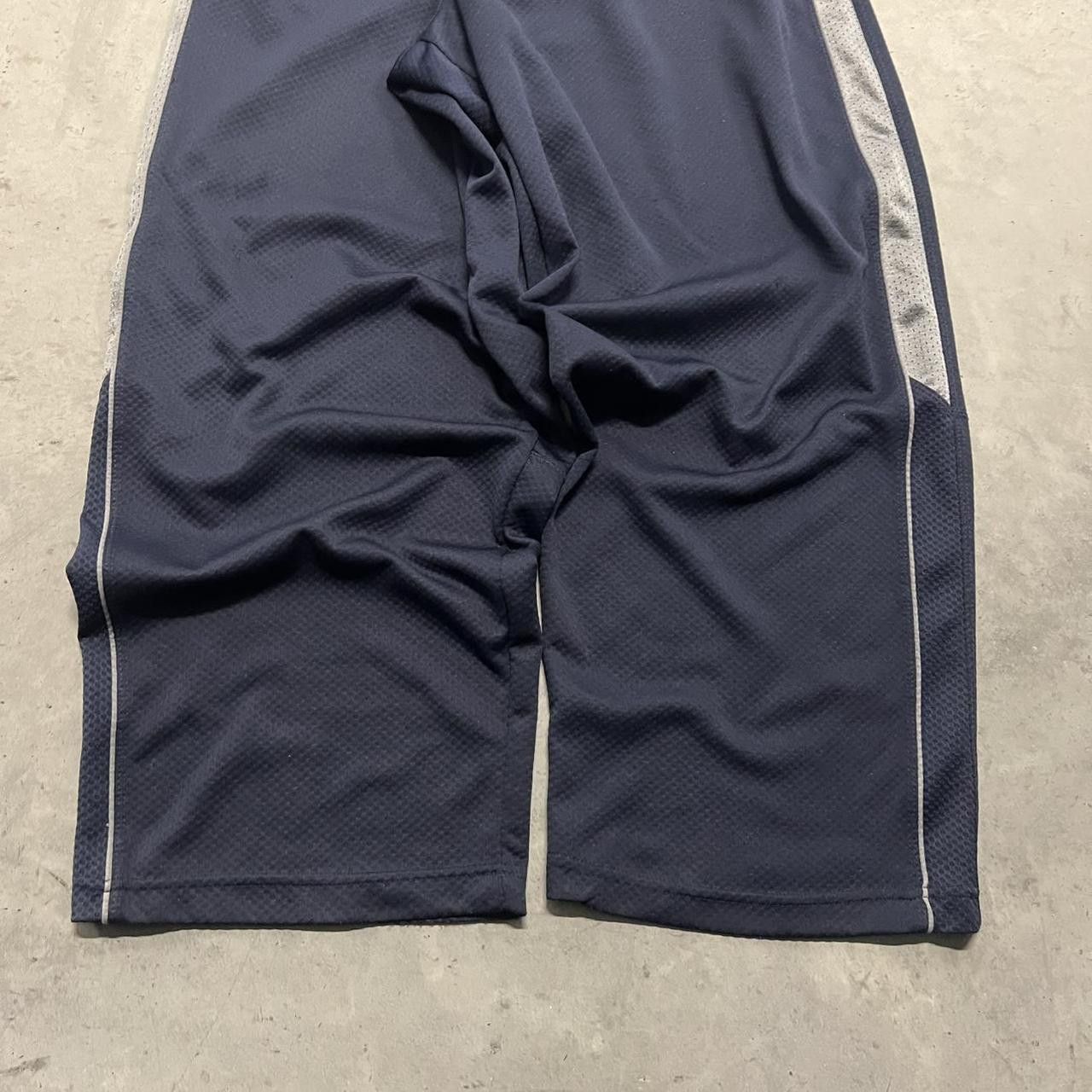 Vintage Vintage Y2K/2000s Super baggy Striped Track Pants with adjustable waistband and drawstrings and pockets! Size US 40 / EU 56 - 4 Thumbnail