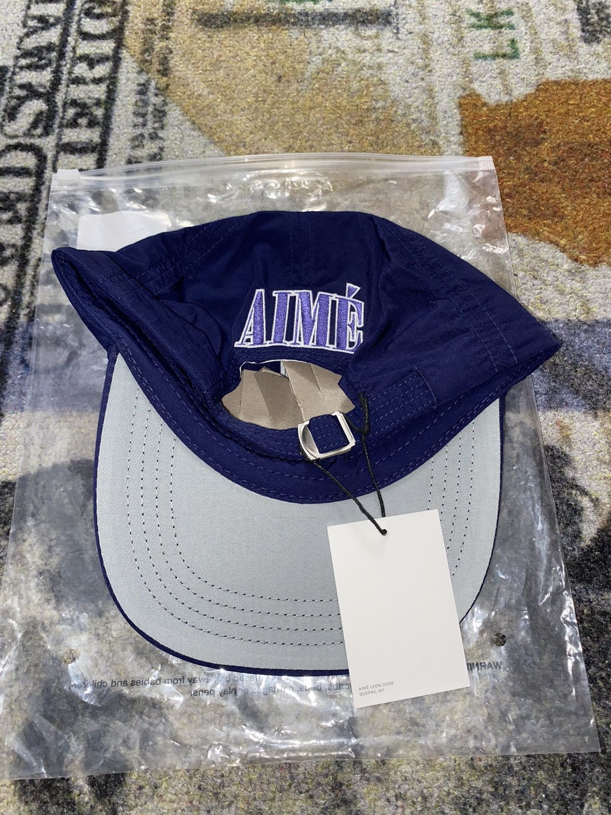 Aime Leon Dore ALD Unisphere Hat Evening Blue Navy / Yellow
