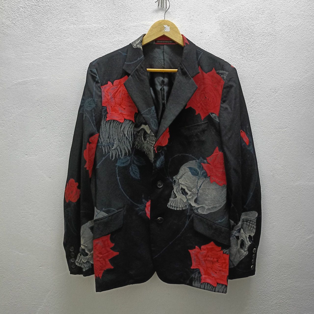 Vintage × Yohji Yamamoto Fall 2014 Yohji Yamamoto Skull Blazer Size 38R - 1 Thumbnail