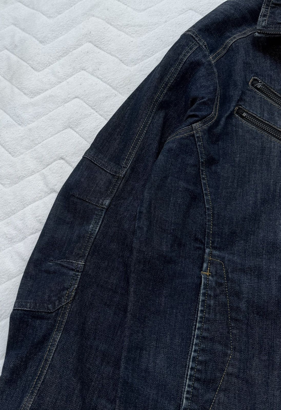 Japanese Brand Evenriver Workwear Denim Jacket Utility Mechanic Biker Size US XL / EU 56 / 4 - 10 Thumbnail