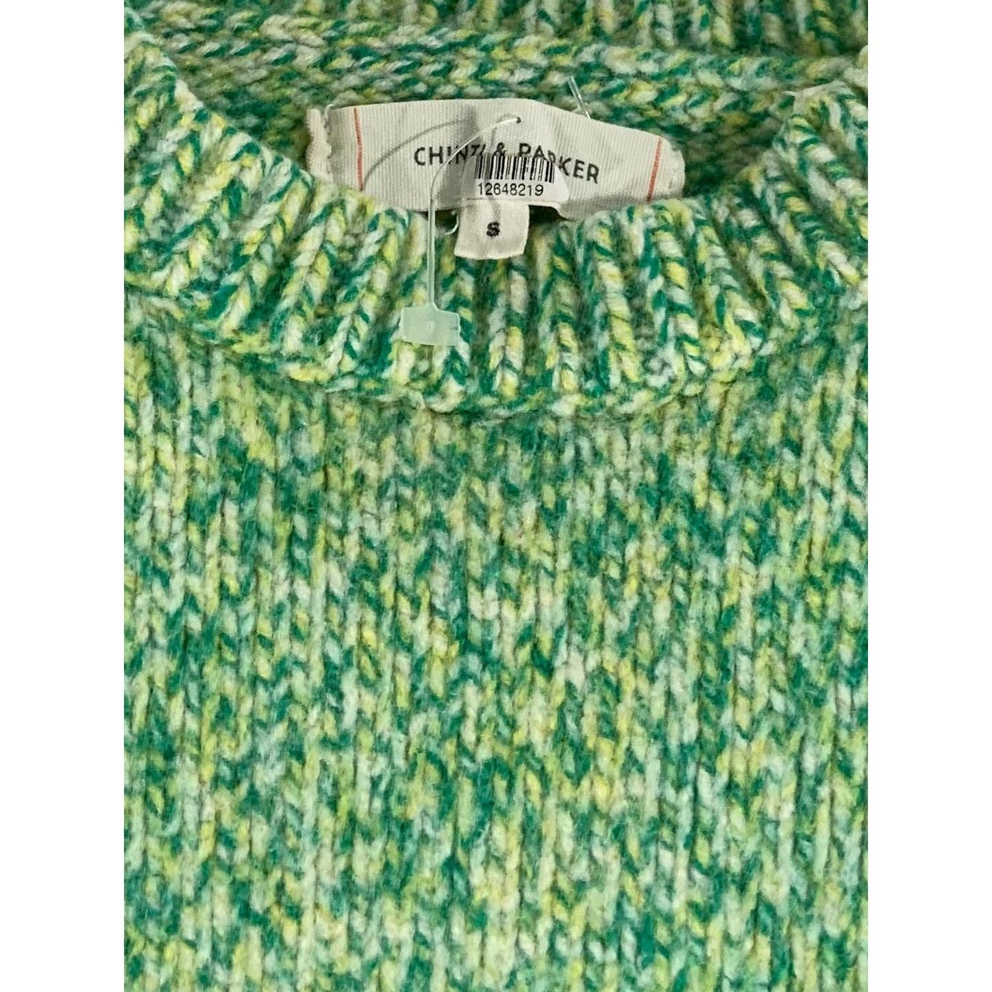CHINTI & PARKER Chinti & Parker Cropped Green Love Merino Wool Sweater Small Size S / US 4 / IT 40 - 5 Thumbnail