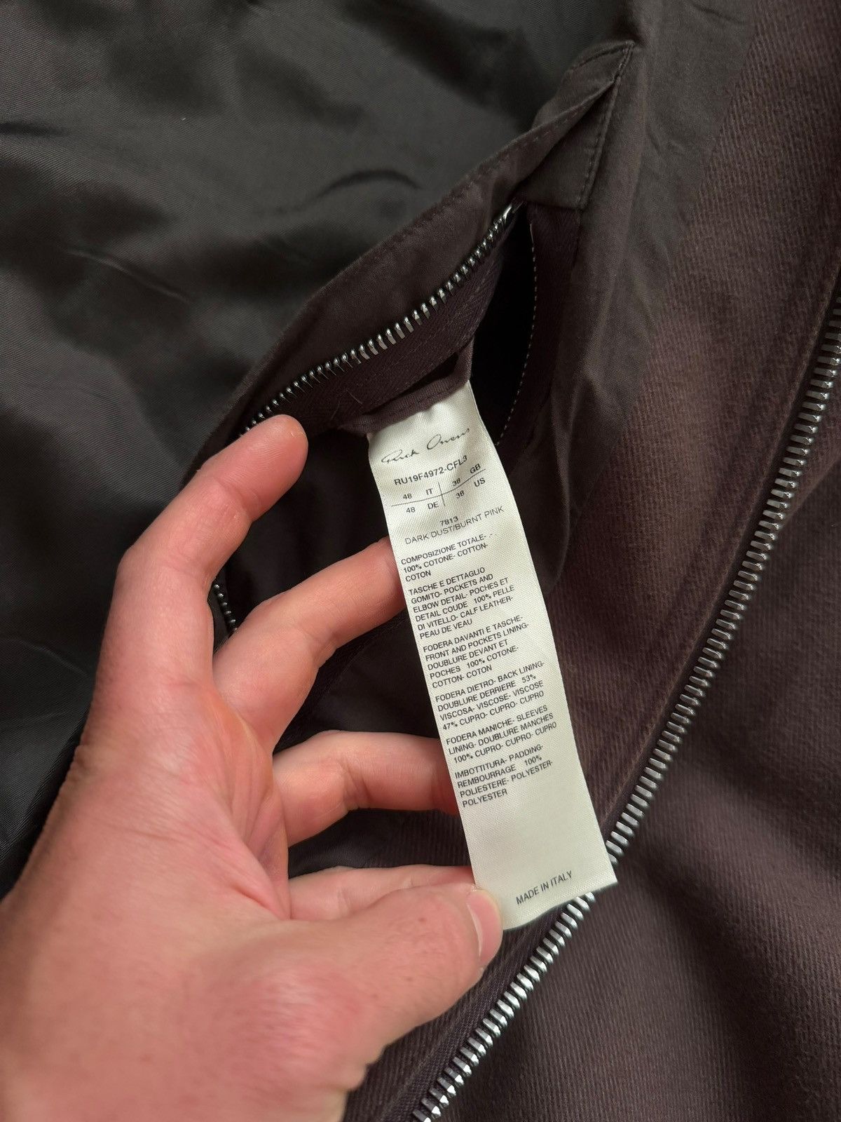 Rick Owens RARE 2019 Larry GIANT Sisy Suede Panel Parka Size US M / EU 48-50 / 2 - 11 Thumbnail
