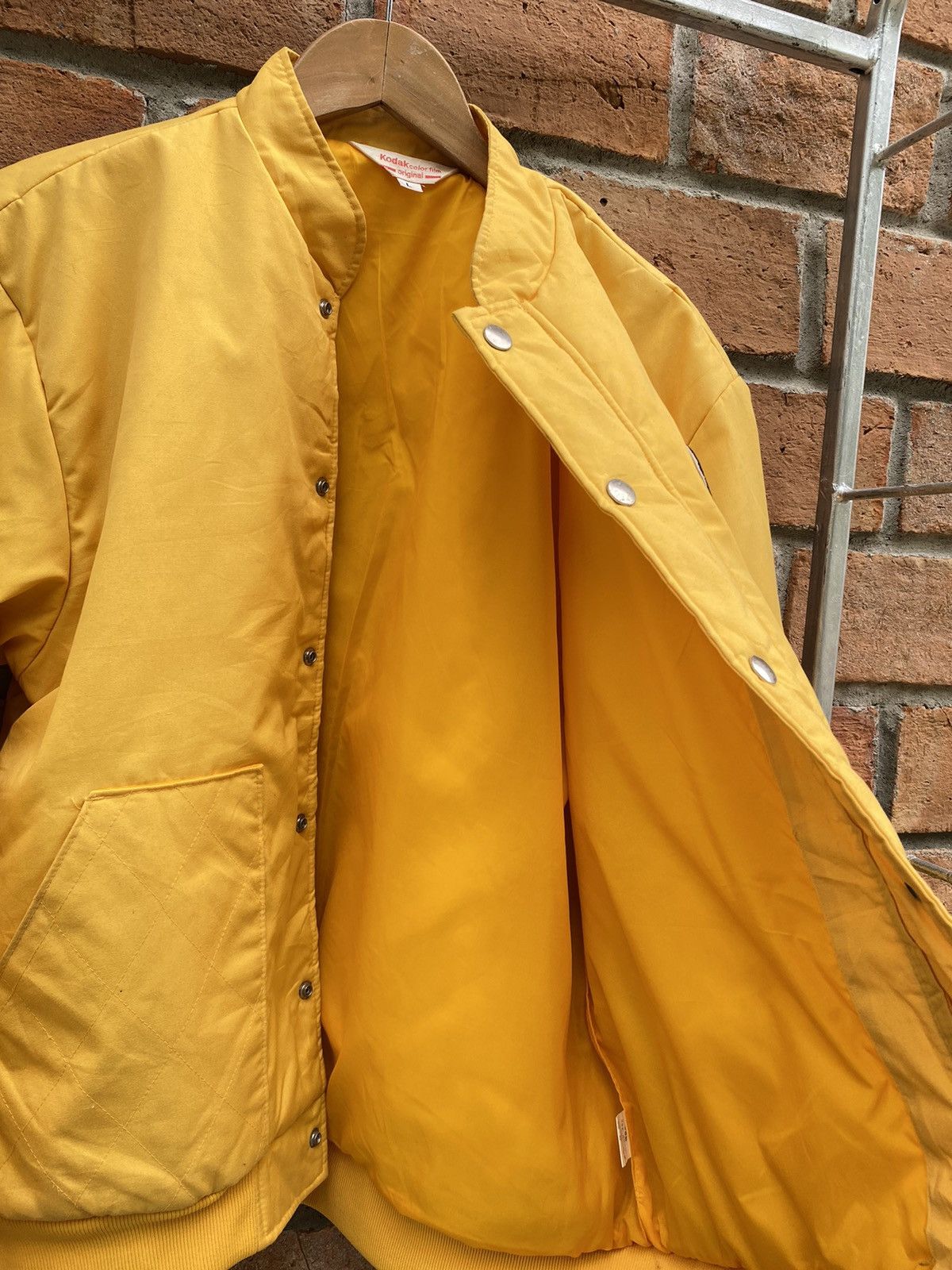 Kodak Kodak vintage yellow bomber jacket Size US L / EU 52-54 / 3 - 7 Thumbnail