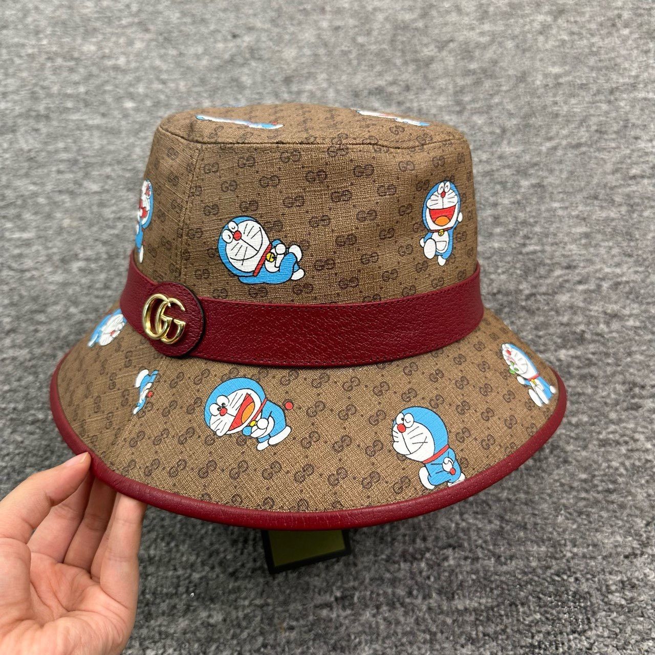 Gucci Gucci Co-branded Doraemon Old Flower Fisherman Hat 2501-Nex Size ONE SIZE - 1 Thumbnail