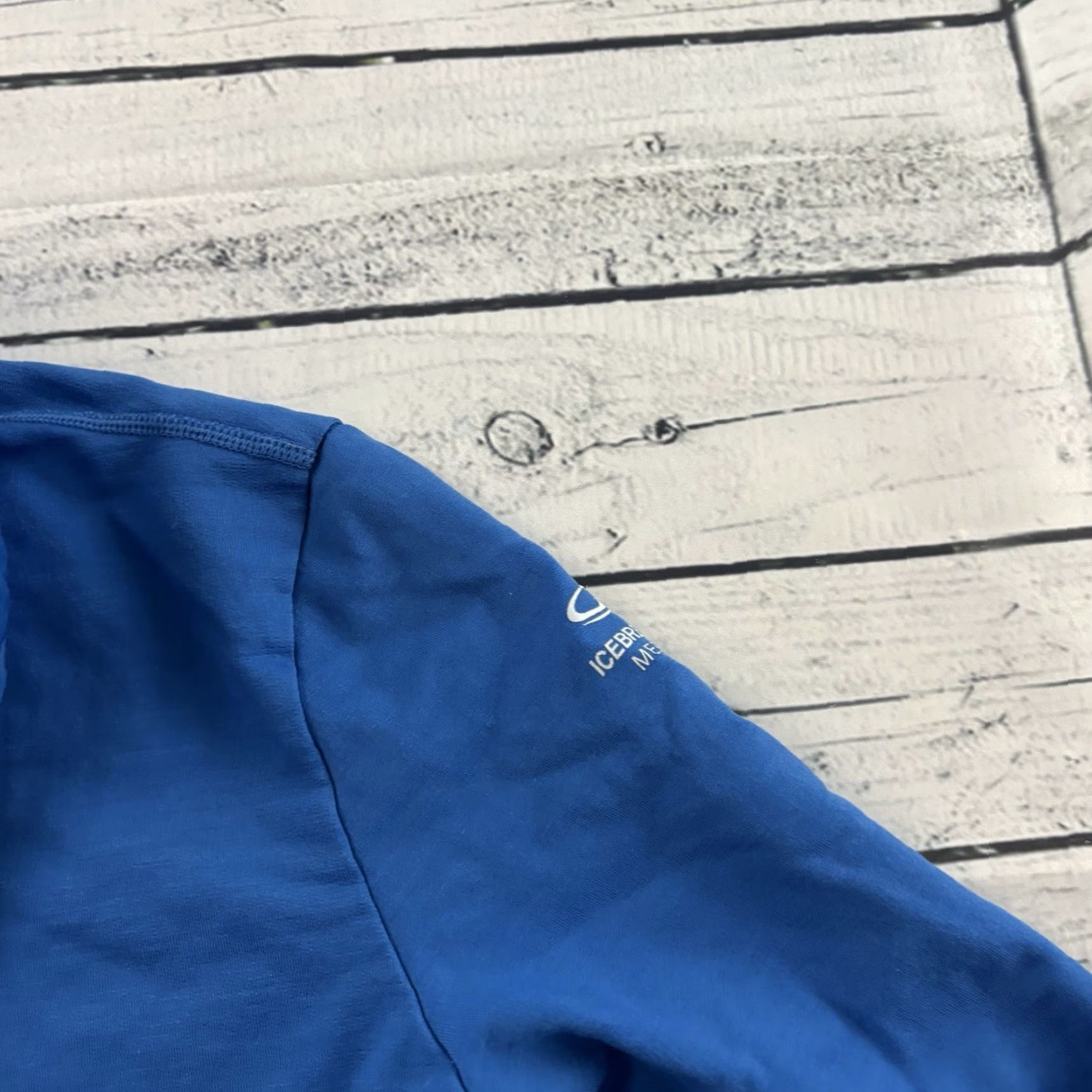 Icebreaker Icebreaker Merino Wool Full Zip Jacket Women's XS/S Blue Yellow Shirt Activewear Jacket Womens XS S Blue Yellow Merino Wool Full Zip Icebreaker Size S / US 4 / IT 40 - 2 Thumbnail