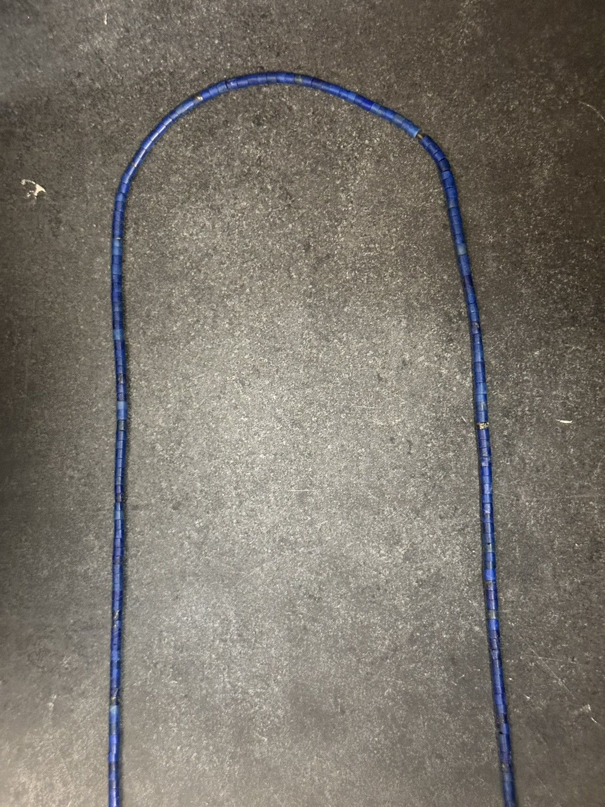 Vintage Santo Domingo Lapis HEISHI NECKLACE RAY LOVATO 36” Size ONE SIZE - 3 Thumbnail