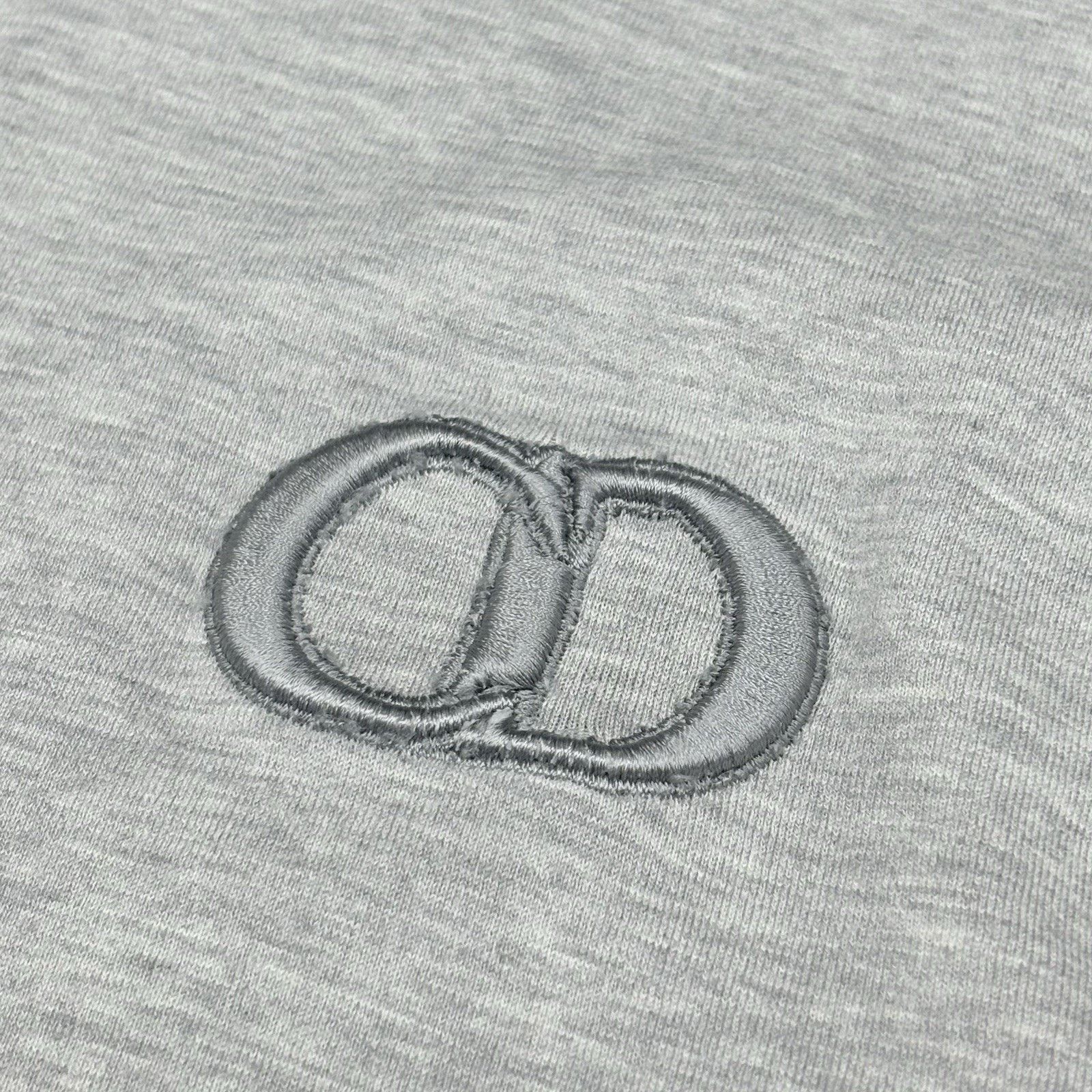 Dior Dior CD Icon Logo Cotton T-Shirt ' Grey ' | GREAT CONDITION! Size US L / EU 52-54 / 3 - 4 Thumbnail