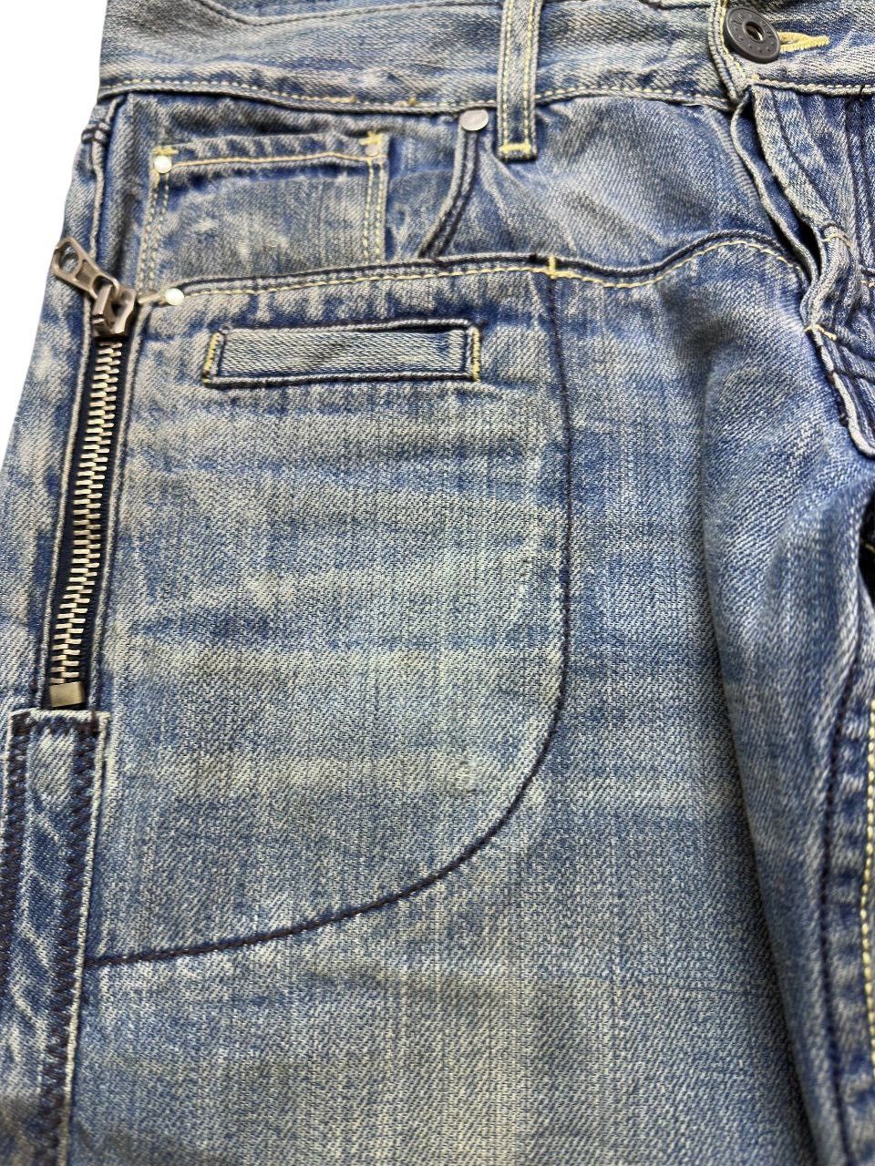 20471120 Vintage Yanuk Flare Mudwash Grunge Punk Denim Size US 31 - 4 Thumbnail