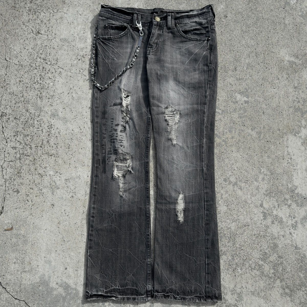 image of Gostar De Fuga x In The Attic Midas Jeans in Black, Men's (Size 30)