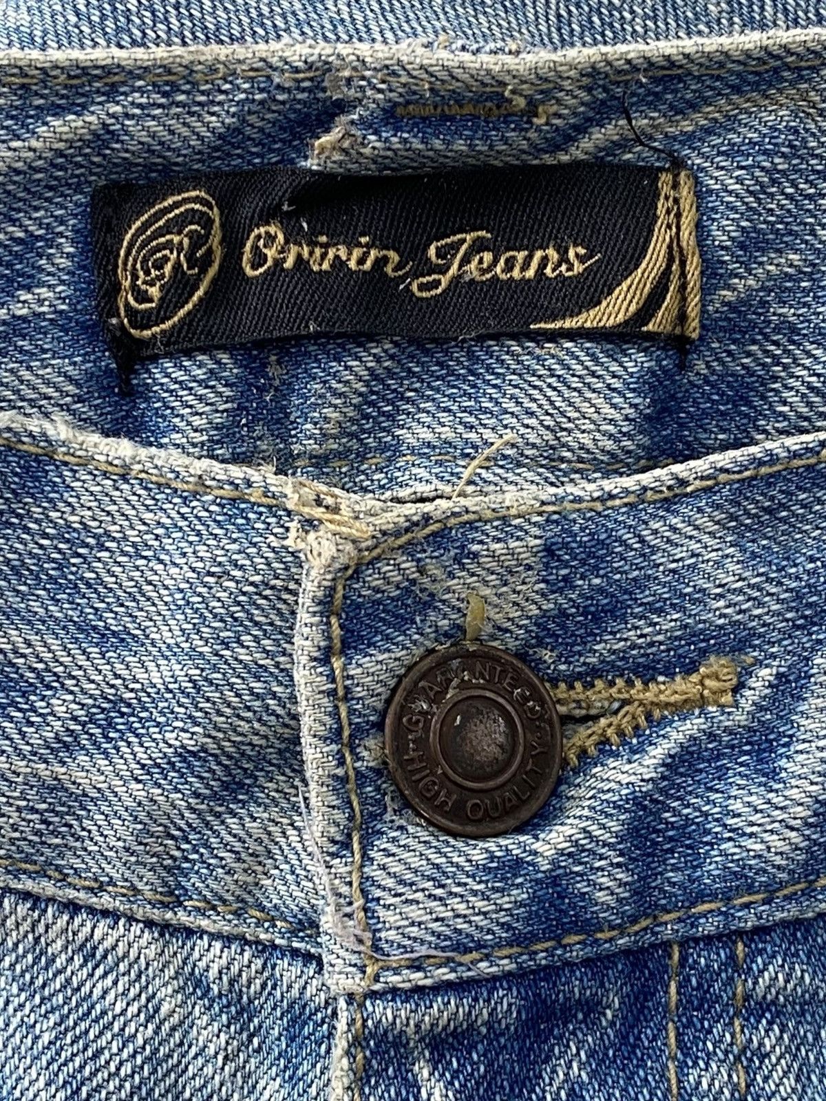 Japanese Brand Japanese Brand Light Wash Ripped Style Straight Leg Jeans Size US 30 / EU 46 - 10 Thumbnail