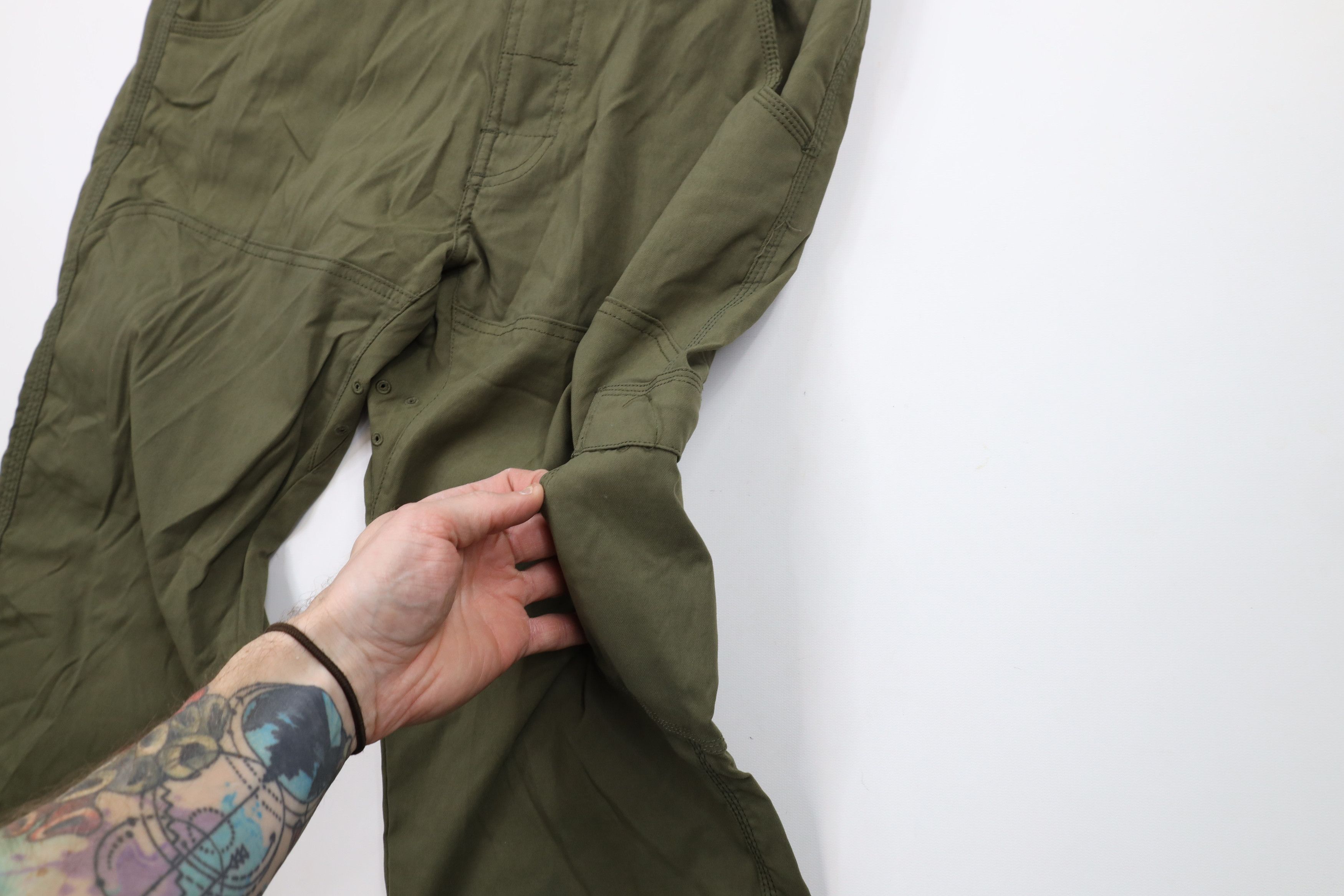 Prana × Vintage prAna Breathe Belted Zion II Hiking Trail Pants Olive Green Size US 32 / EU 48 - 6 Thumbnail