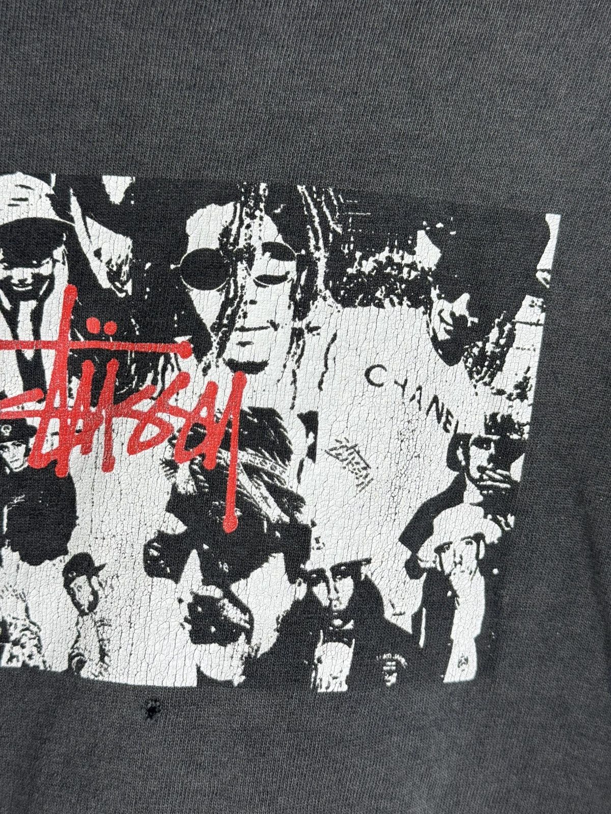 Stussy Vintage 90s Stussy Rap T-Shirt Made in USA 🇺🇸 Y2K Size US S / EU 44-46 / 1 - 4 Thumbnail
