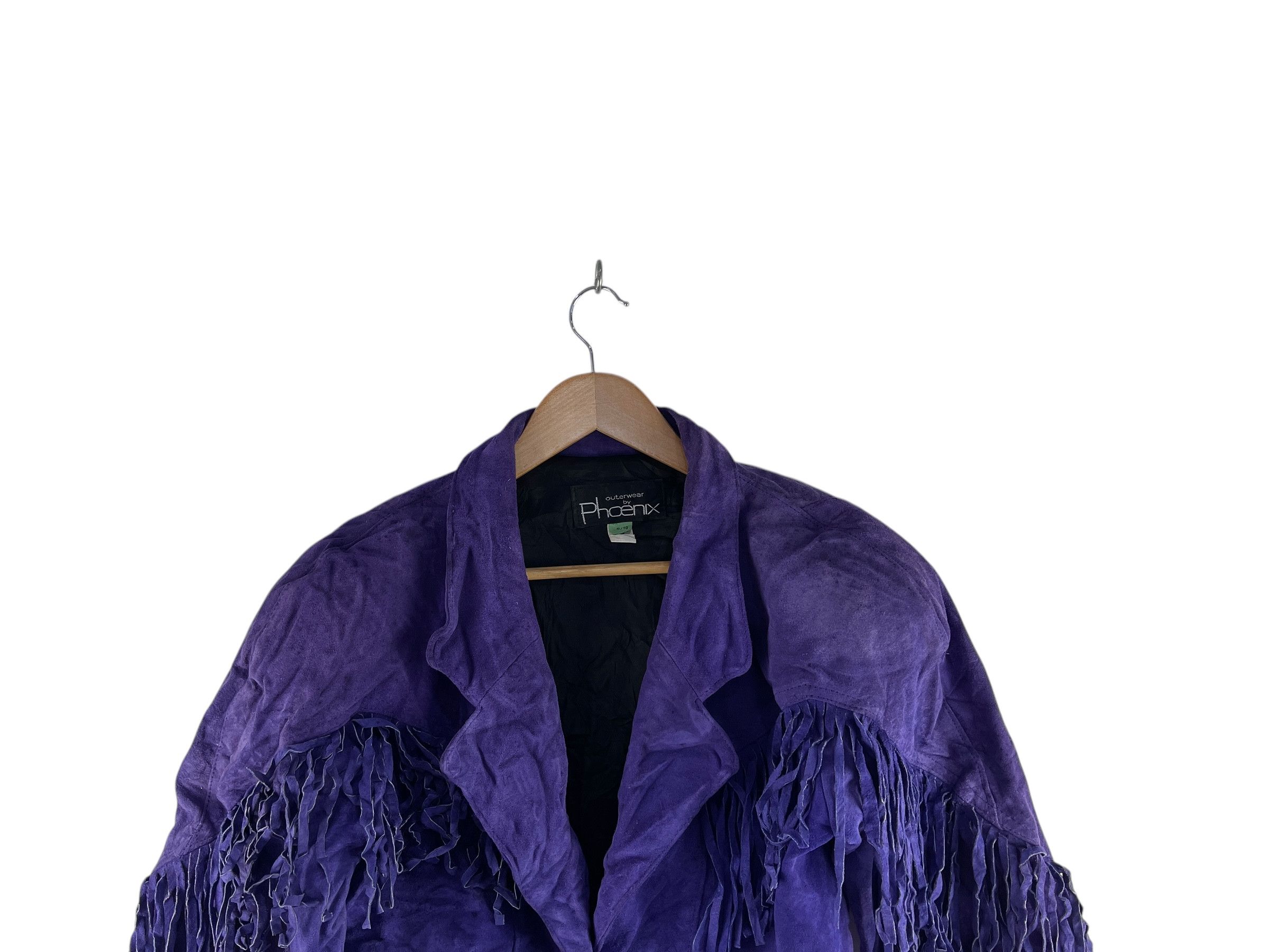 Phoenix Clothing Vintage Outerwear by Phoenix Suede Leather Cropped Jacket Size US XS / EU 42 / 0 - 8 Thumbnail