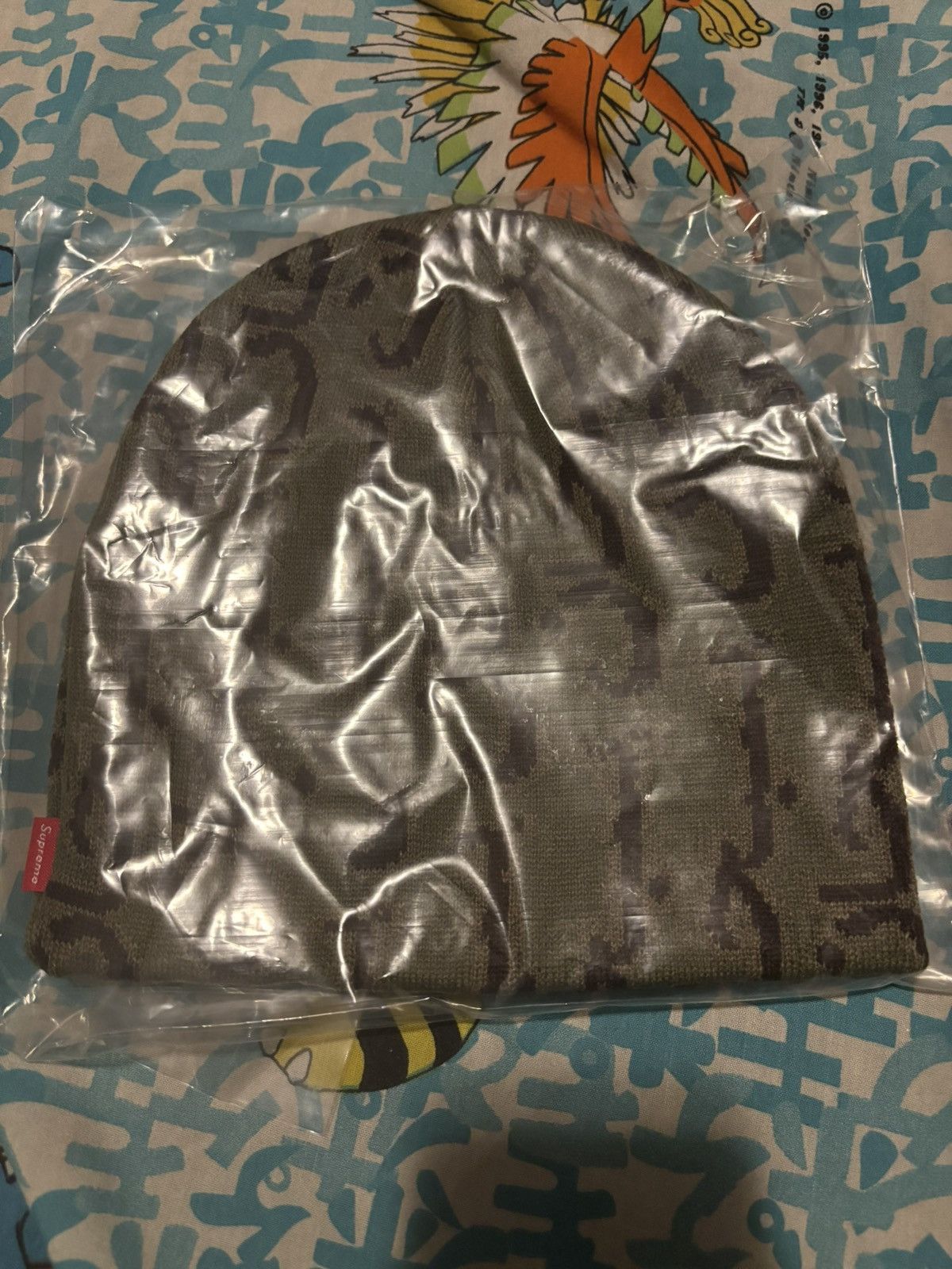 Supreme Supreme Arabic Beanie FW25 Olive Size ONE SIZE - 2 Thumbnail