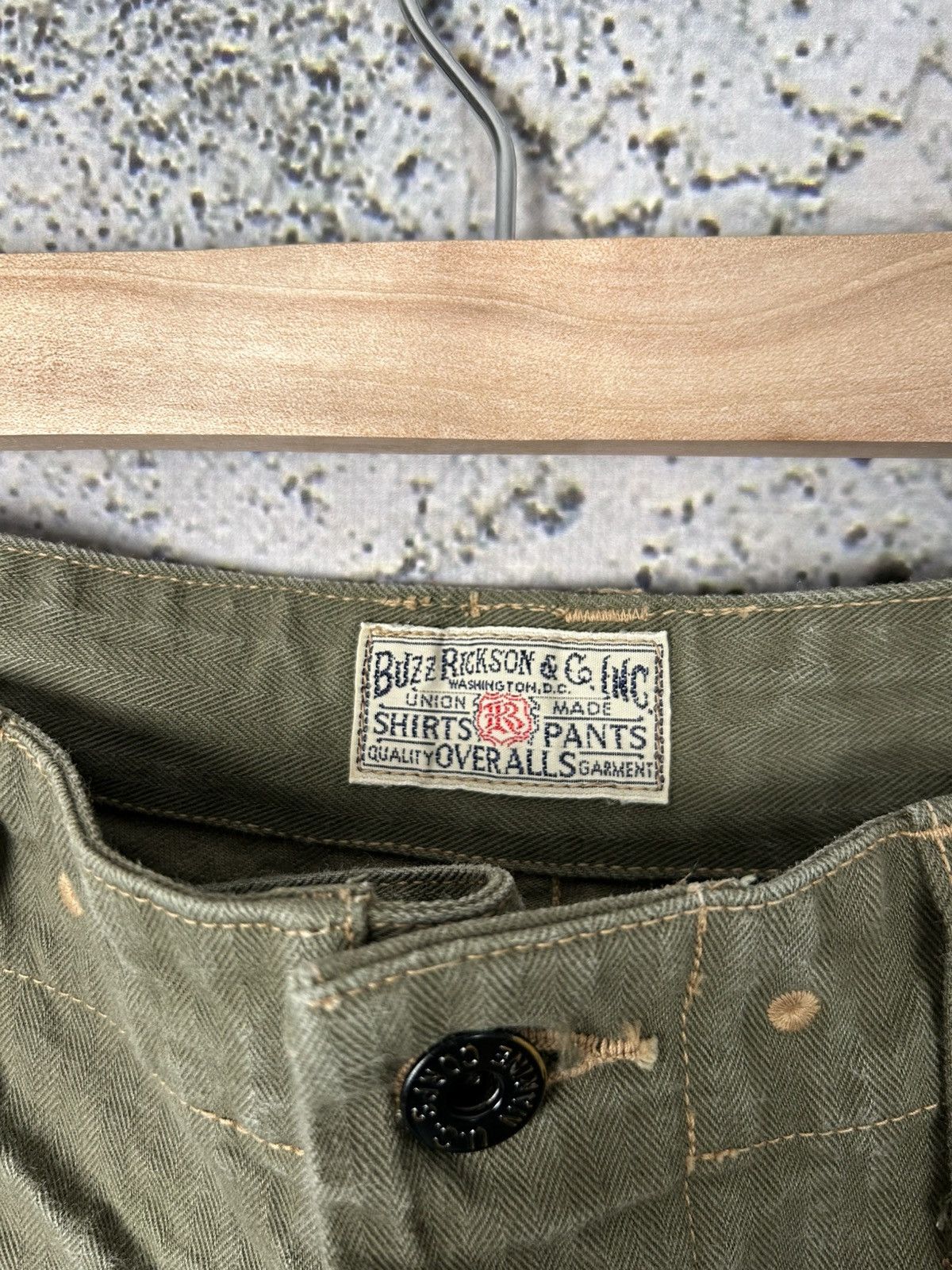 Buzz Rickson's Vintage Buzz Rickson & Co Military 90s Avantgarde Cargo Rare Size US 36 / EU 52 - 6 Thumbnail