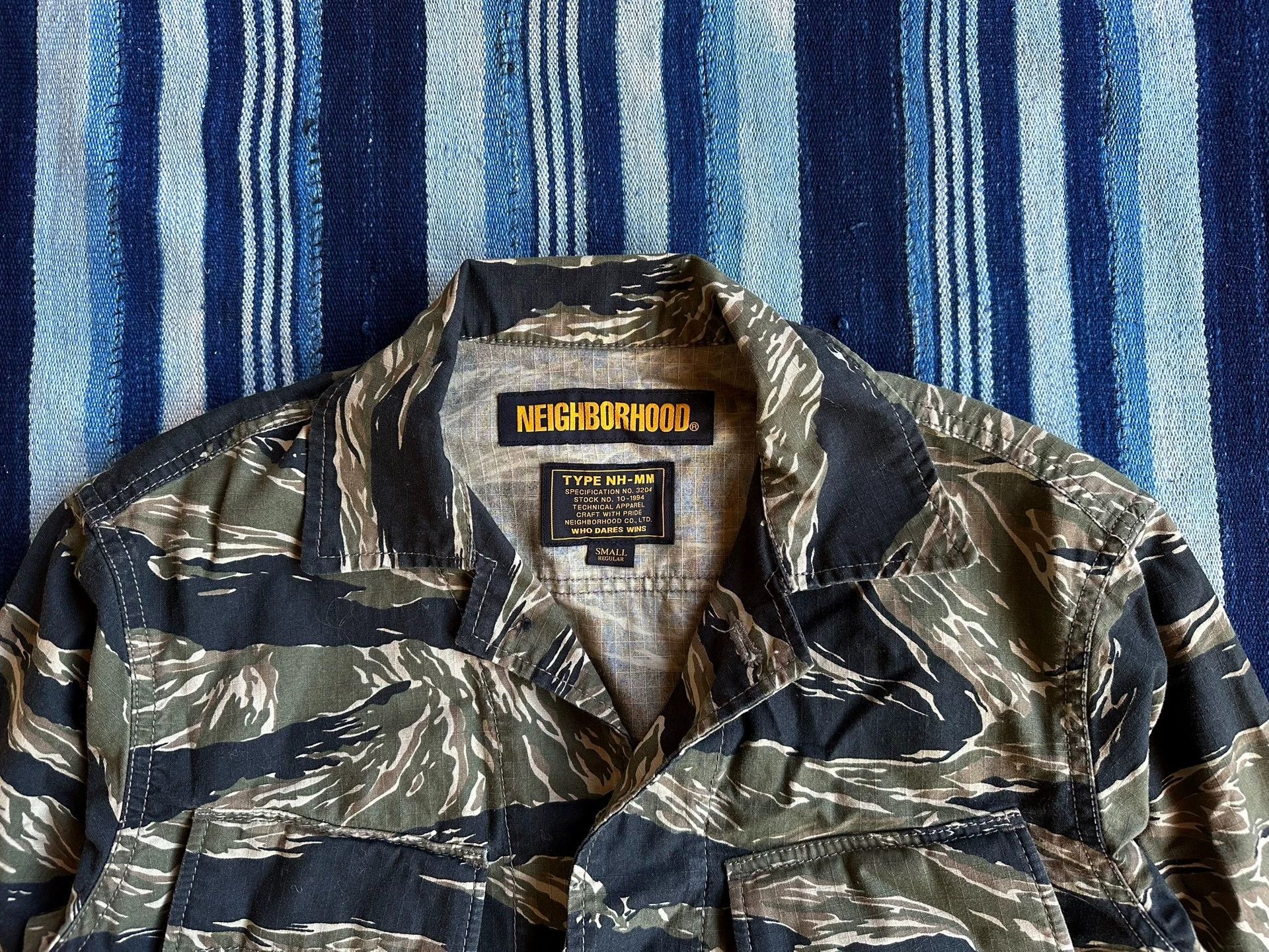 Neighborhood NEIGHBORHOOD 18AW MIL-BDU 4Pkt Tiger Camo Shirt Jacket Size US S / EU 44-46 / 1 - 3 Thumbnail