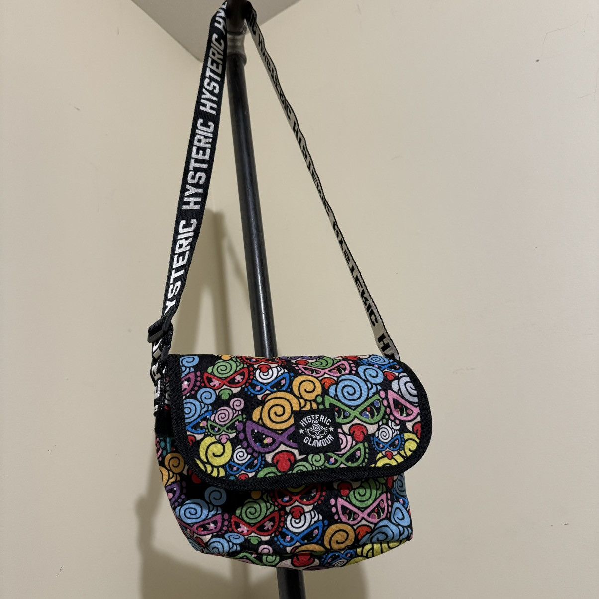 image of Hysteric Glamour Crossbody Bag in Black, Men's