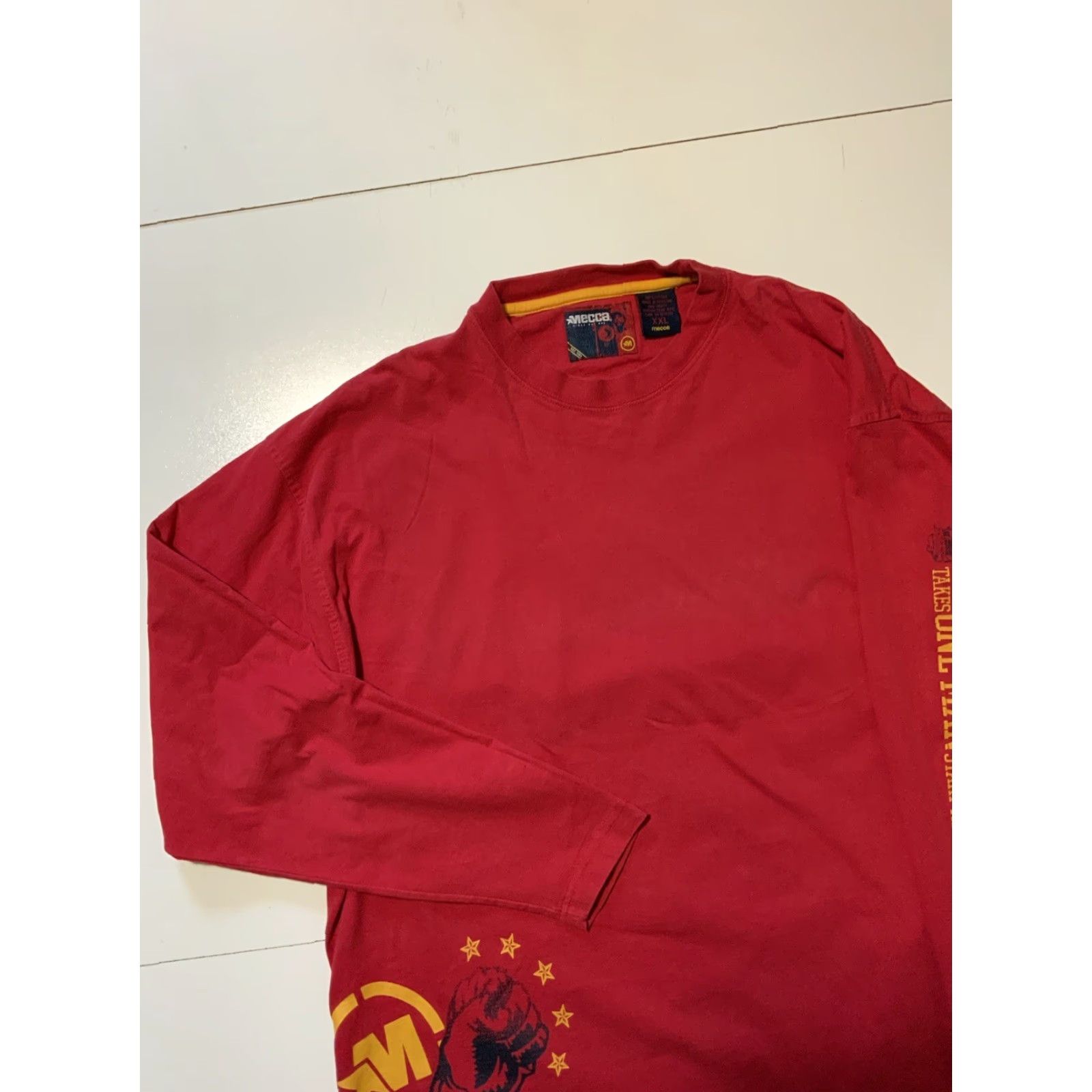 Vintage VINTAGE Mecca Revolution Will Not Be Silenced Uprising One Man T-Shirt 2XL Men Red Size US XXL / EU 58 / 5 - 3 Thumbnail
